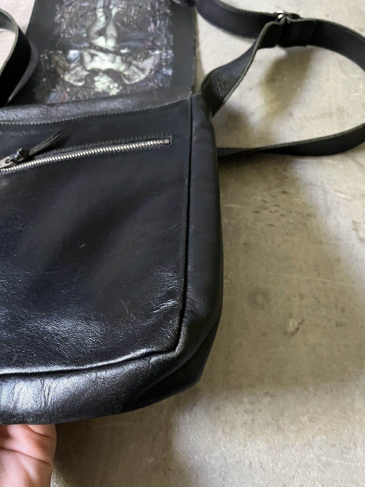 Jean Paul Gaultier Jean Paul Gaultier 1999 Angel shoulder bag leather black Size ONE SIZE - 17 Thumbnail
