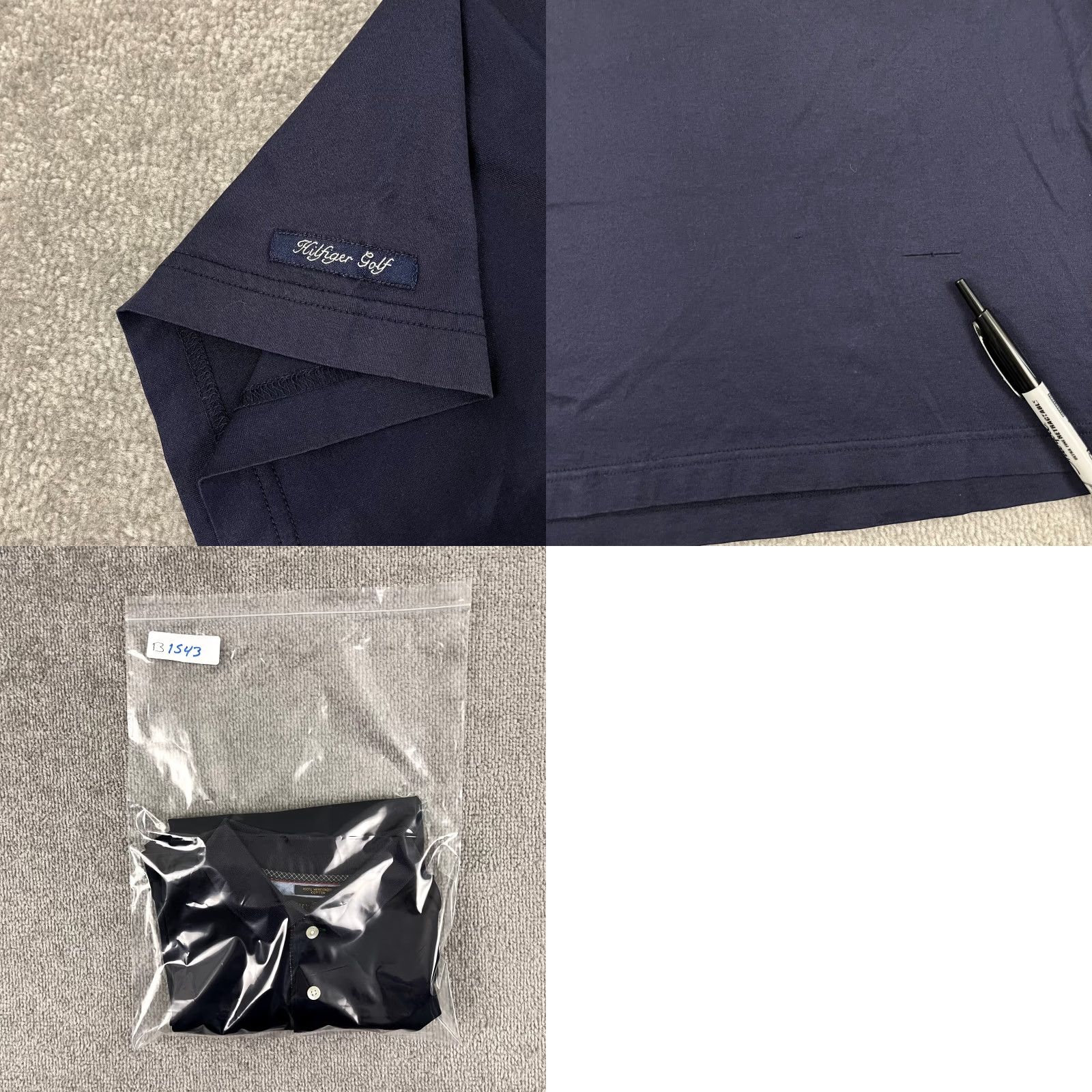 Tommy Hilfiger Tommy Hilfiger Polo Shirt Men's Large Blue Casual Classic Retro Cotton Golf Tennis Sports Size US L / EU 52-54 / 3 - 8 Thumbnail