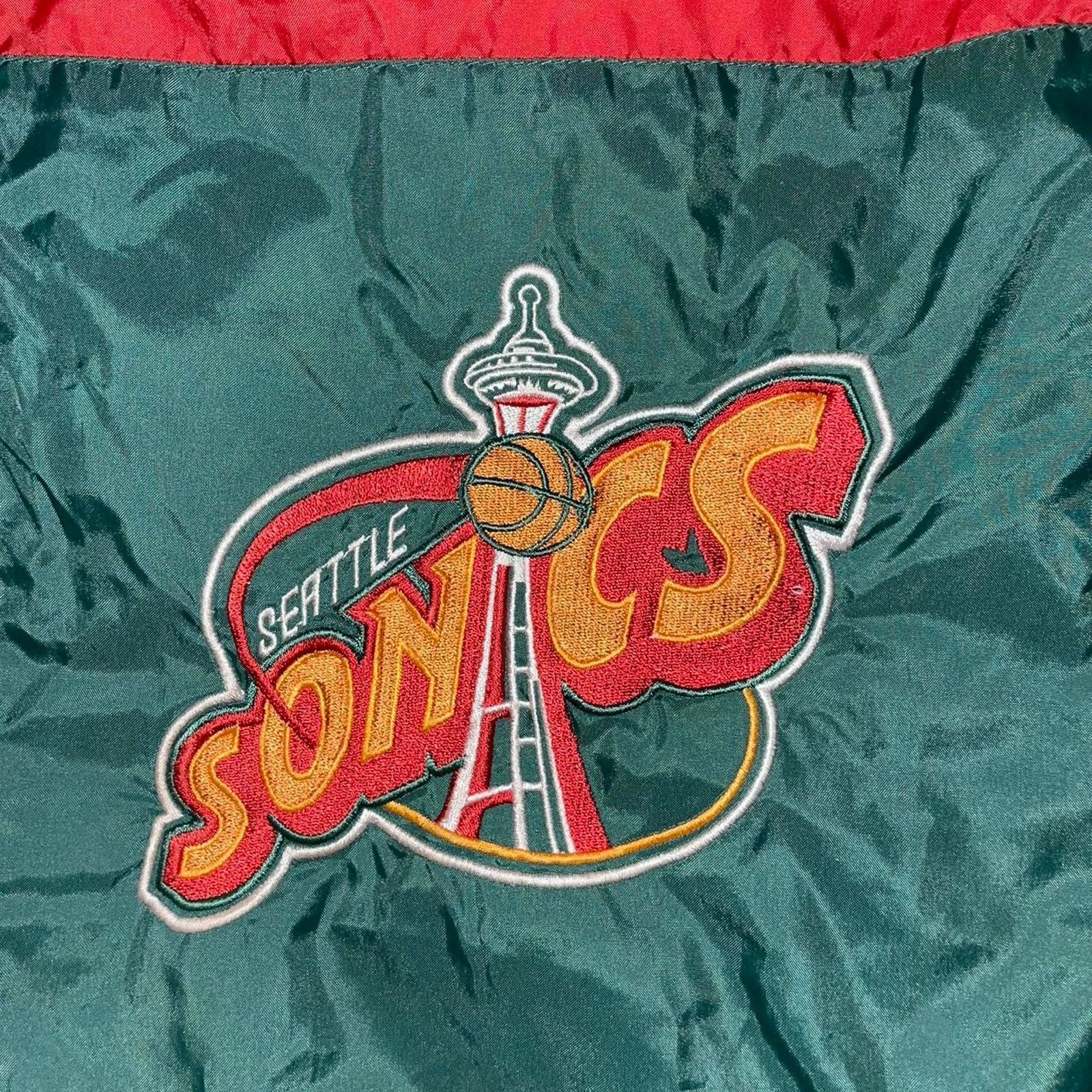 Other ‼️SOLD‼️ 1990’s Seattle Super Sonics Windbreaker/Jacket Size US L / EU 52-54 / 3 - 3 Thumbnail