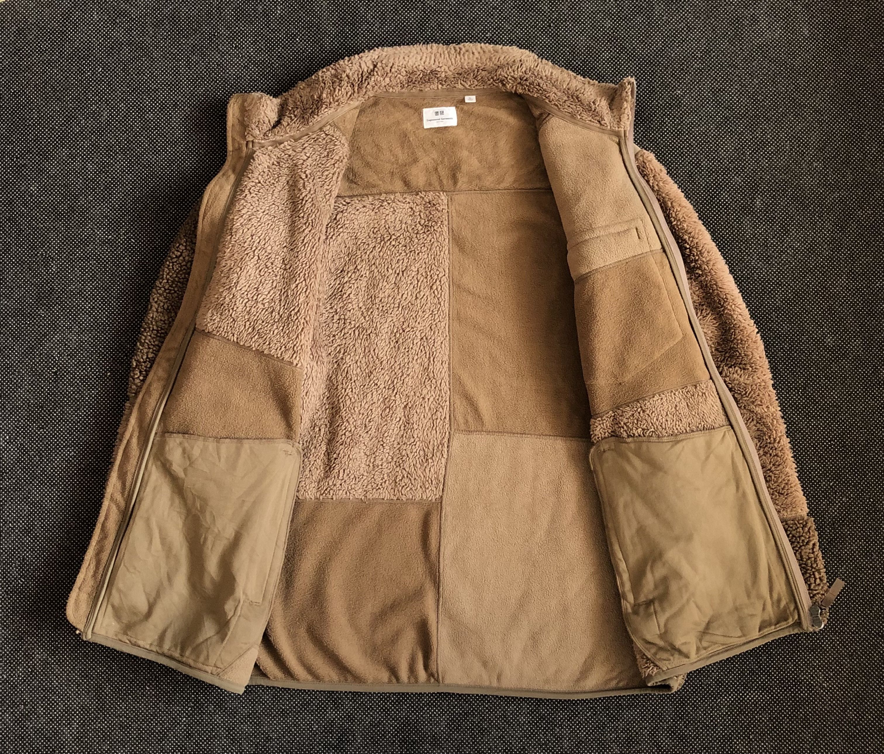 Engineered Garments × Uniqlo UNIQLO X ENGINEERED GARMENTS PATCHWORK FLEECE SHERPA JACKET Size US XL / EU 56 / 4 - 4 Thumbnail