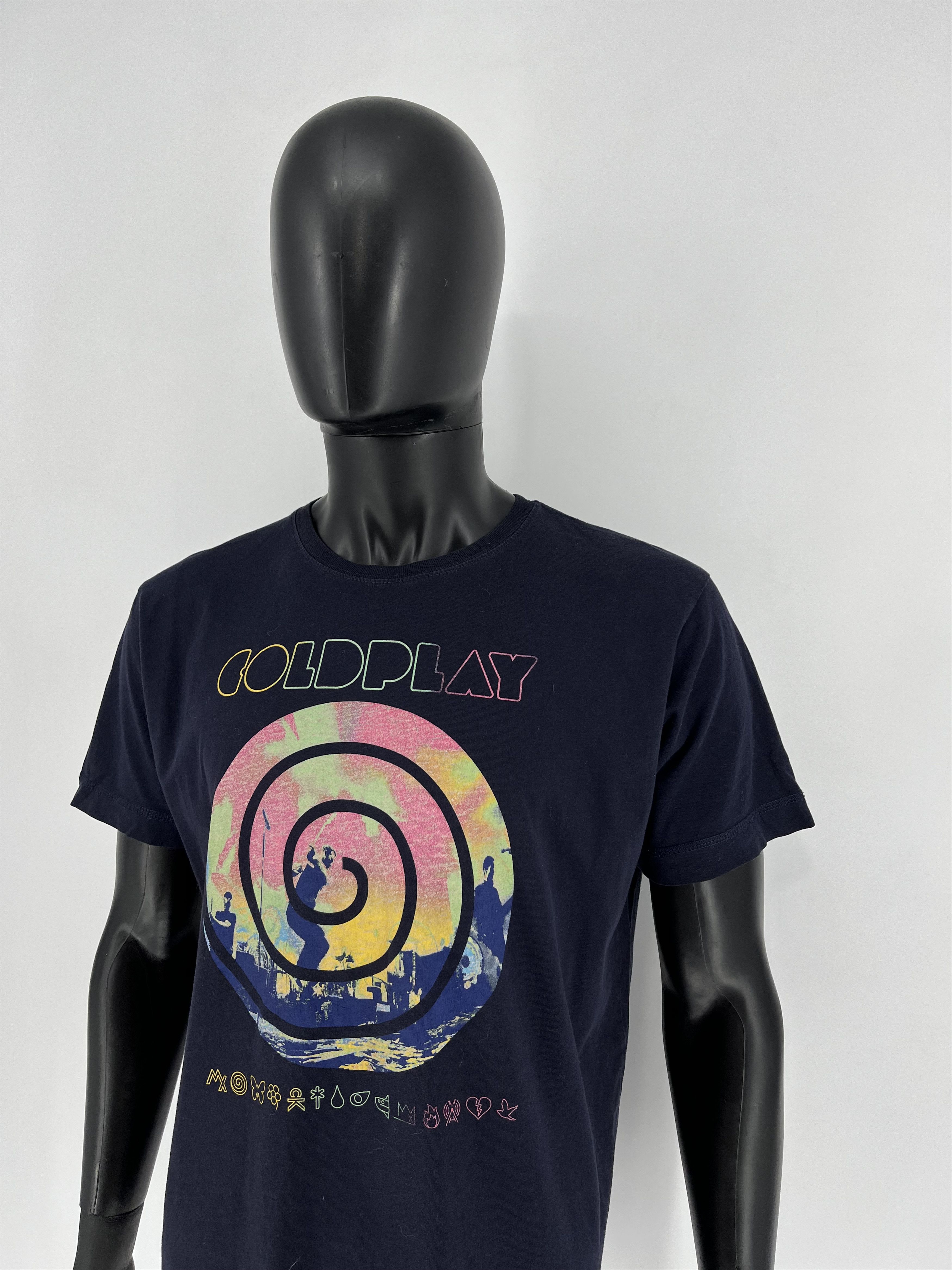 Band Tees Vintage Y2K Coldplay T Shirt Mylo Xyloto 2012 Size US L / EU 52-54 / 3 - 6 Thumbnail
