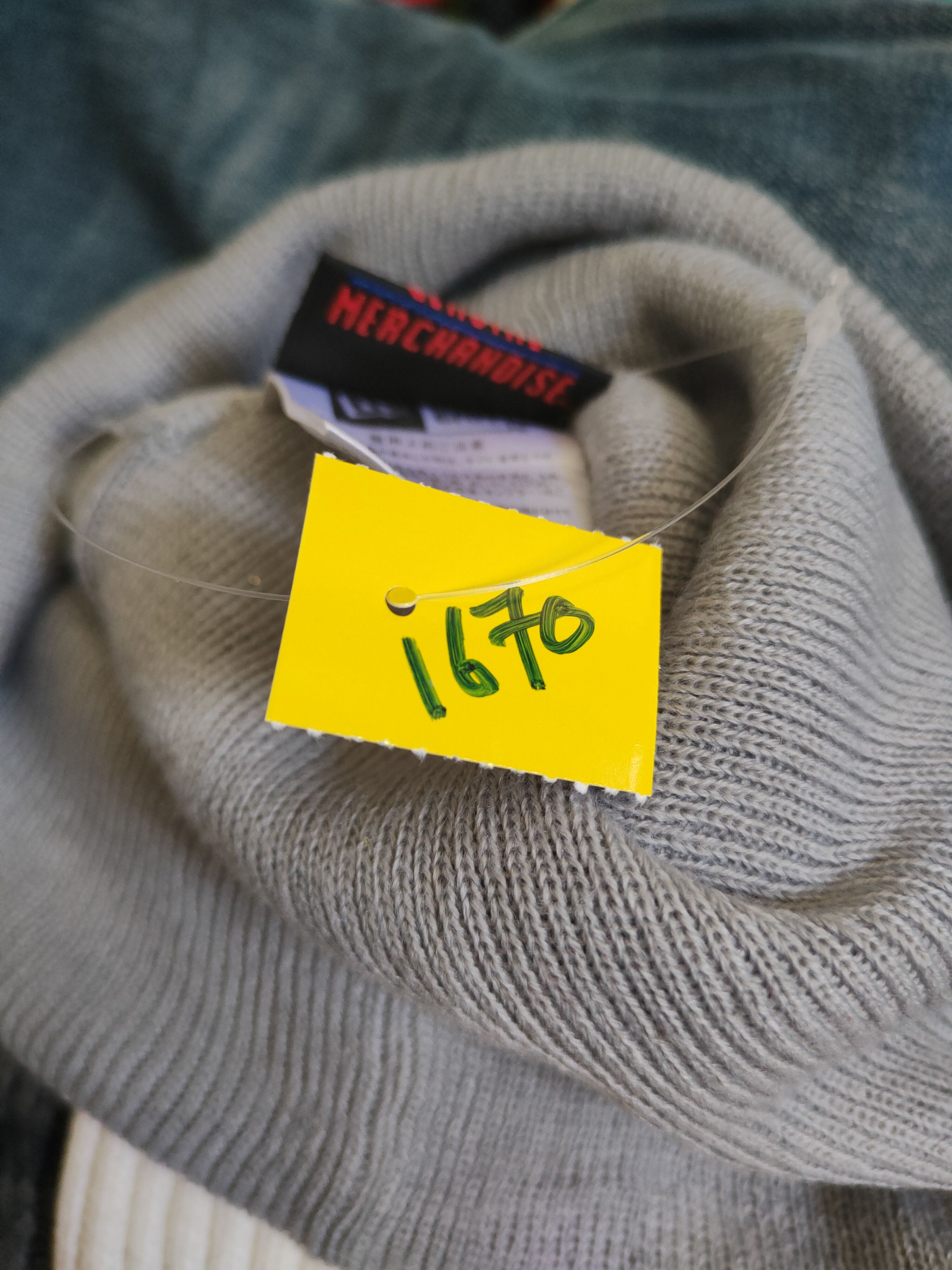 New Era New Era Gray NY Knit Beanies #1670 Size ONE SIZE - 7 Thumbnail