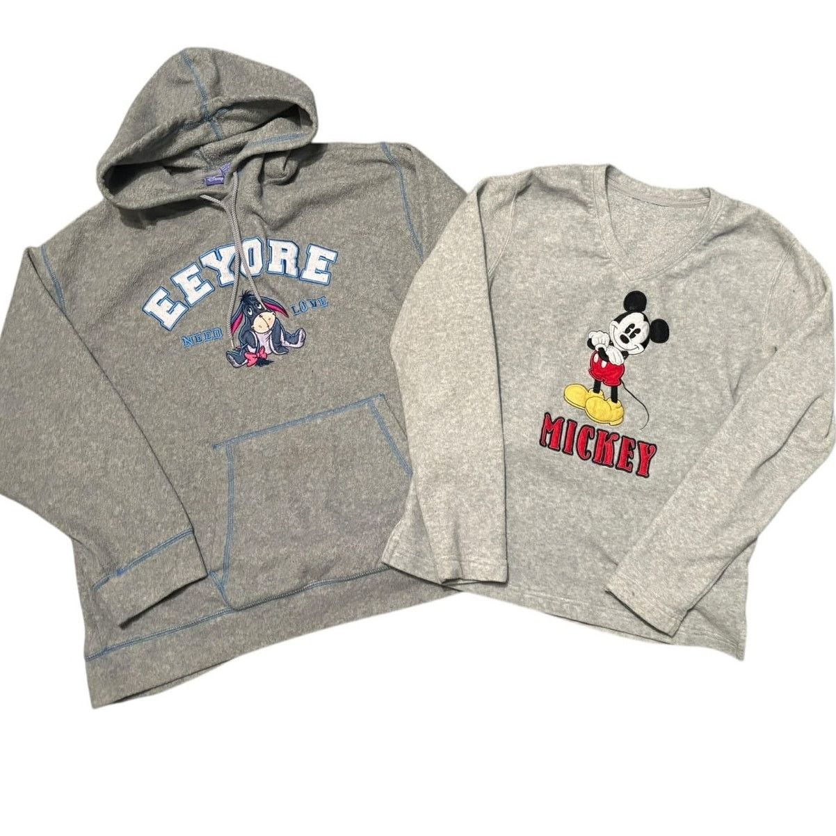 Disney VTG Winnie the Pooh Eeyore/Mickey Mouse Sweatshirts Medium Size M / US 6-8 / IT 42-44 - 1 Thumbnail