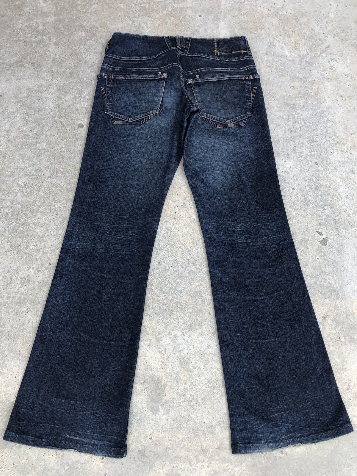 Marithe + Francois Girbaud Marithe Francois Girbaud Flared Jeans Distressed Jeans Size US 29 - 2 Thumbnail