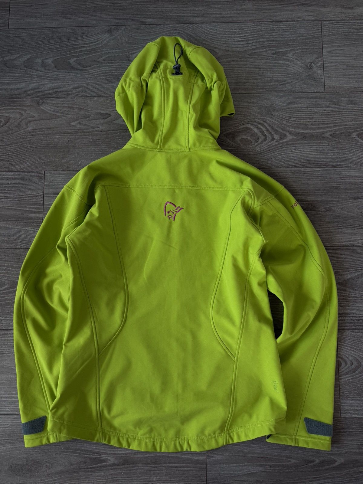 Norrona Norrona Trollveggen Flex3 Birch Tree Green Woman’s Jacket Size L / US 10 / IT 46 - 21 Thumbnail