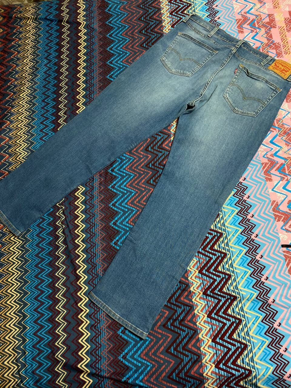 Levi's × Vintage Vintage Levis 511 Jeans Distressed Faded Flared Baggy Y2K Size US 38 / EU 54 - 15 Thumbnail