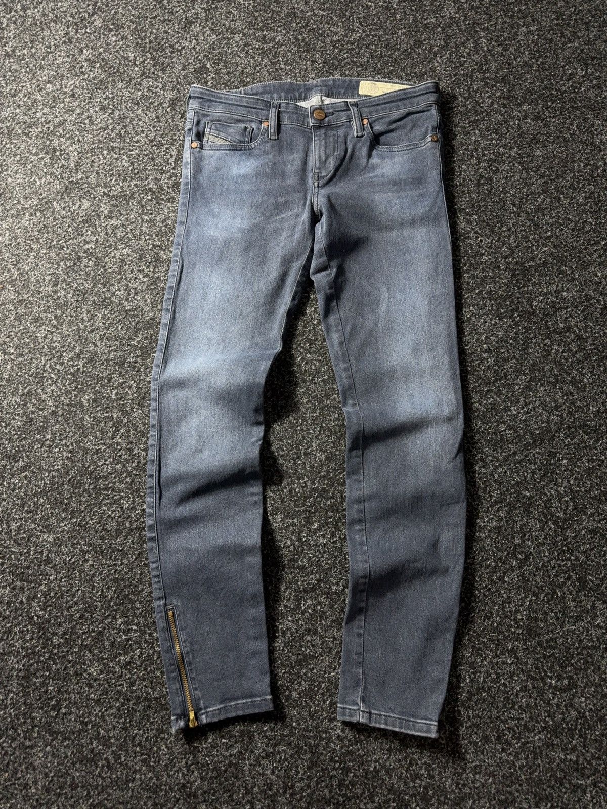 Diesel × If Six Was Nine × Vintage Vintage 90s Y2K Diesel Industry Jeans skinny pants Size 27" / US 4 / IT 40 - 1 Thumbnail