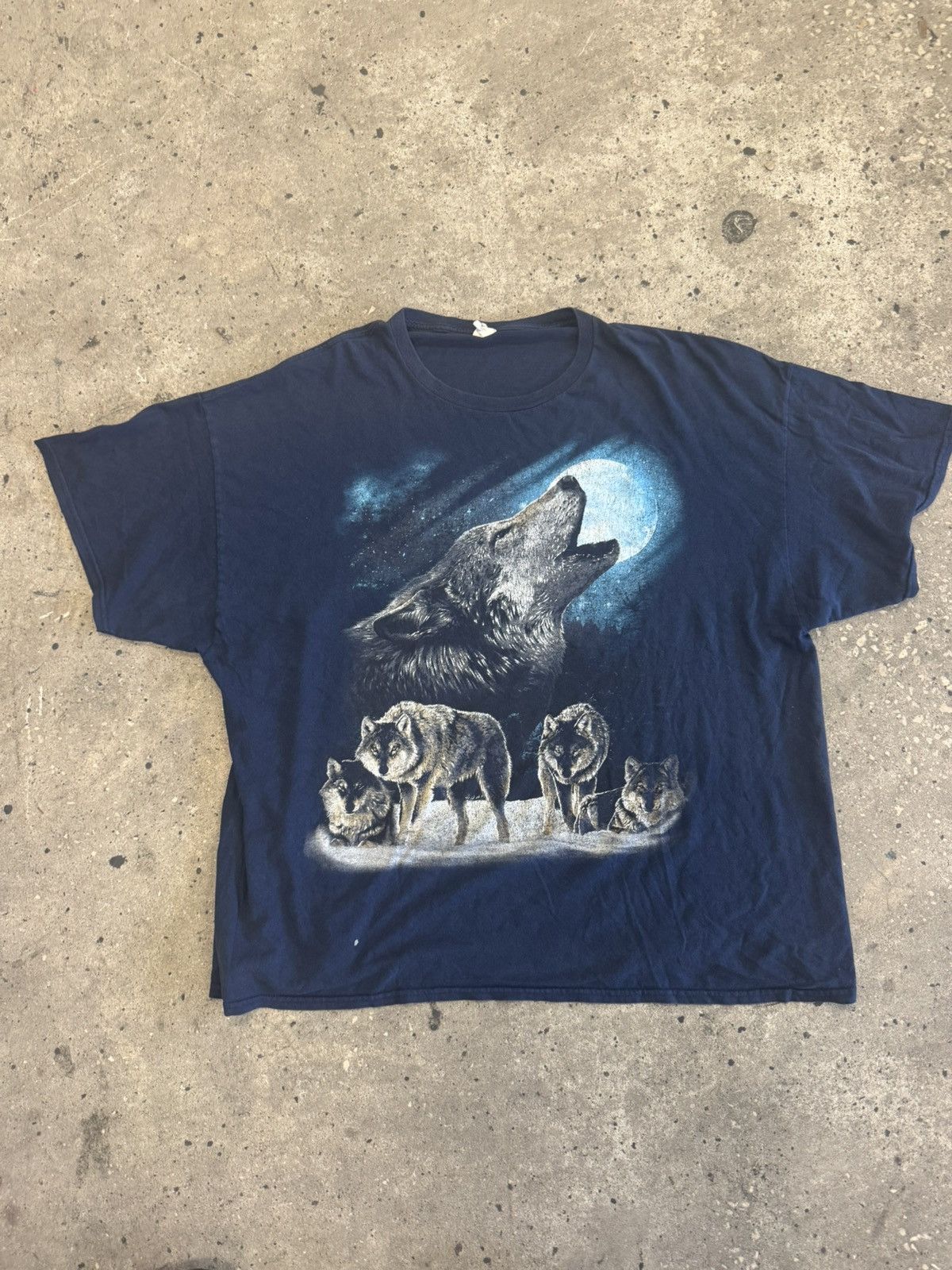 Other 90s Full Art Wolf T-Shirt Size US XL / EU 56 / 4 - 1 Thumbnail
