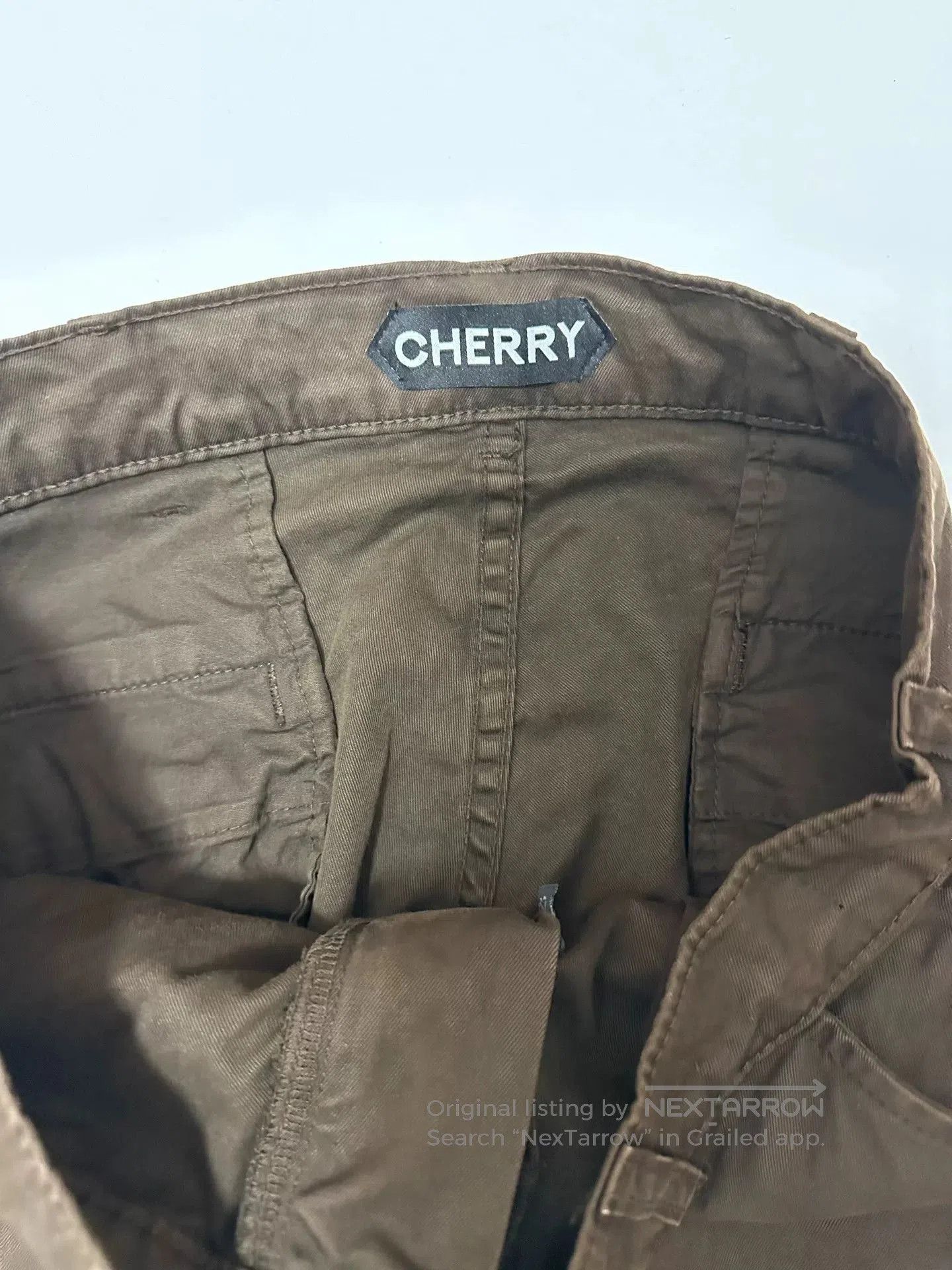 Cherry LA brown cargo pants made in usa. Size US 28 / EU 44 - 3 Thumbnail