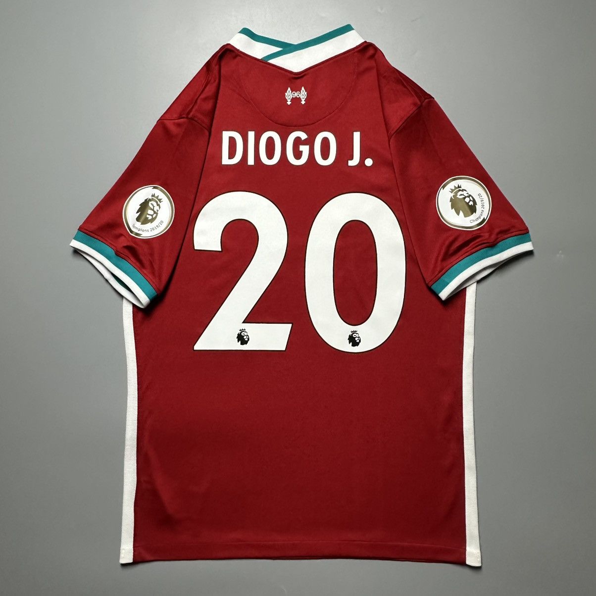 Vintage LIVERPOOL NIKE 2020/2021 FOOTBALL HOME JERSEY #20 DIOGO JOTA Size US M / EU 48-50 / 2 - 1 Thumbnail