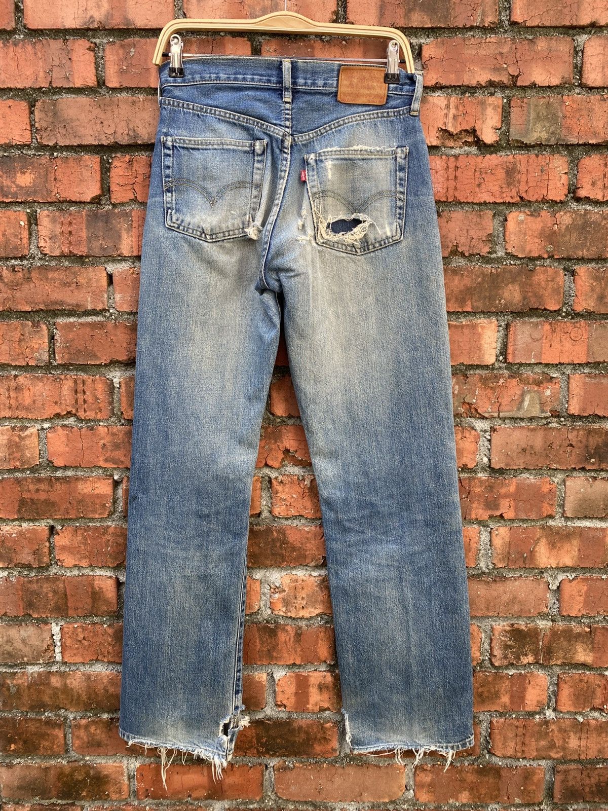 Levi's Vintage Clothing W30x31 Vintage levi's 503B redline distressed big E JAPAN Size US 30 / EU 46 - 2 Thumbnail