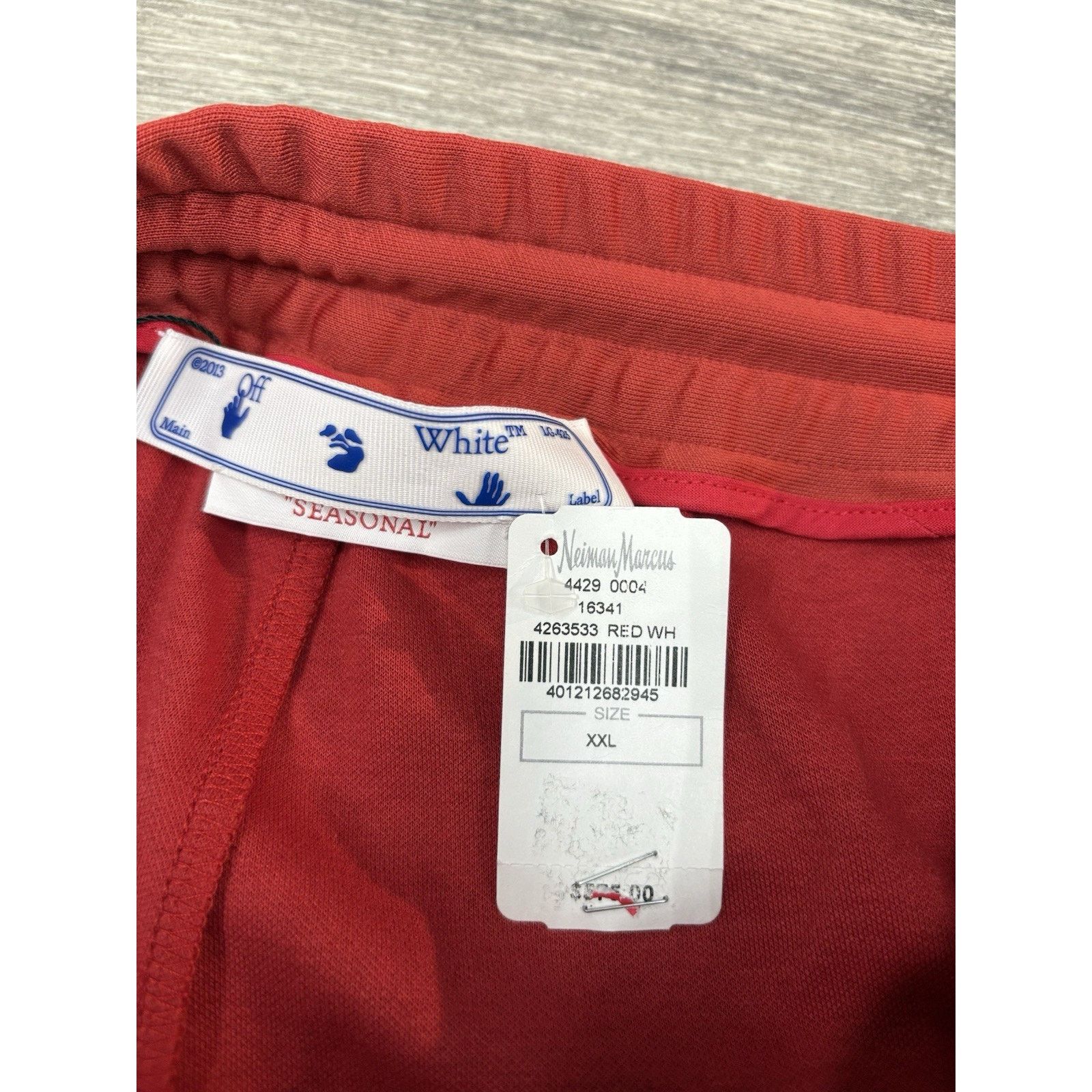 Off-White Off-White Single Arrow Slim Trackpant ' Red ' | NEW! Size US 41 - 16 Thumbnail