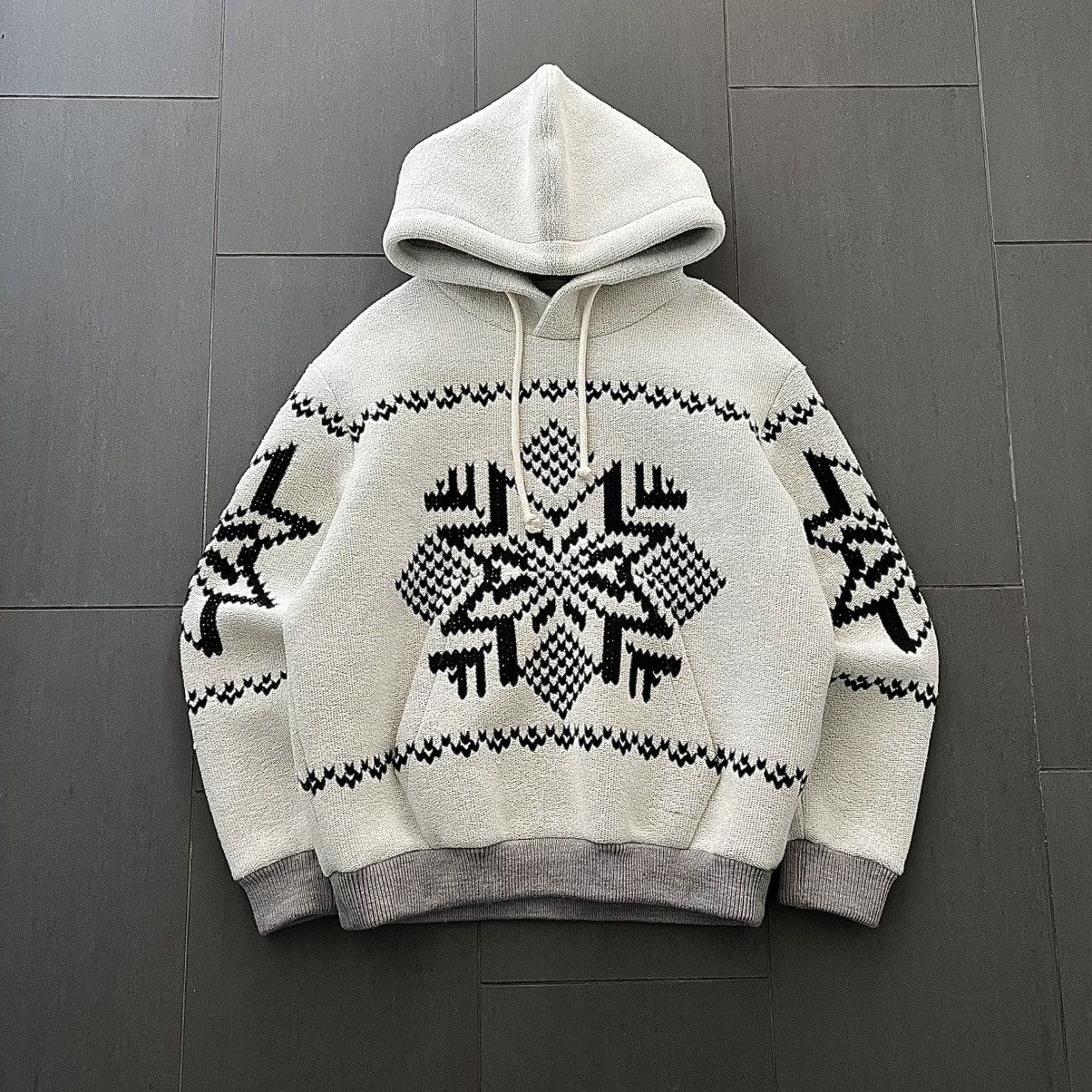 SS18 Maison Margiela Nordic Knit Hoodie