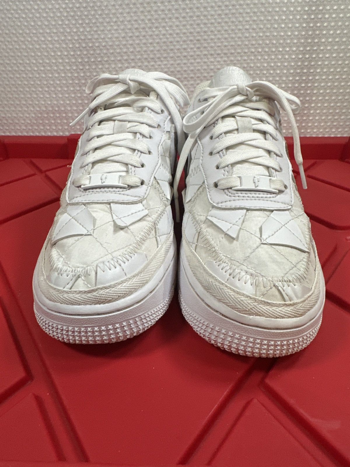 Nike Nike Air Force 1 Low SP Billie Eilish "Triple White" Size US 7.5 / IT 37.5 - 3 Thumbnail