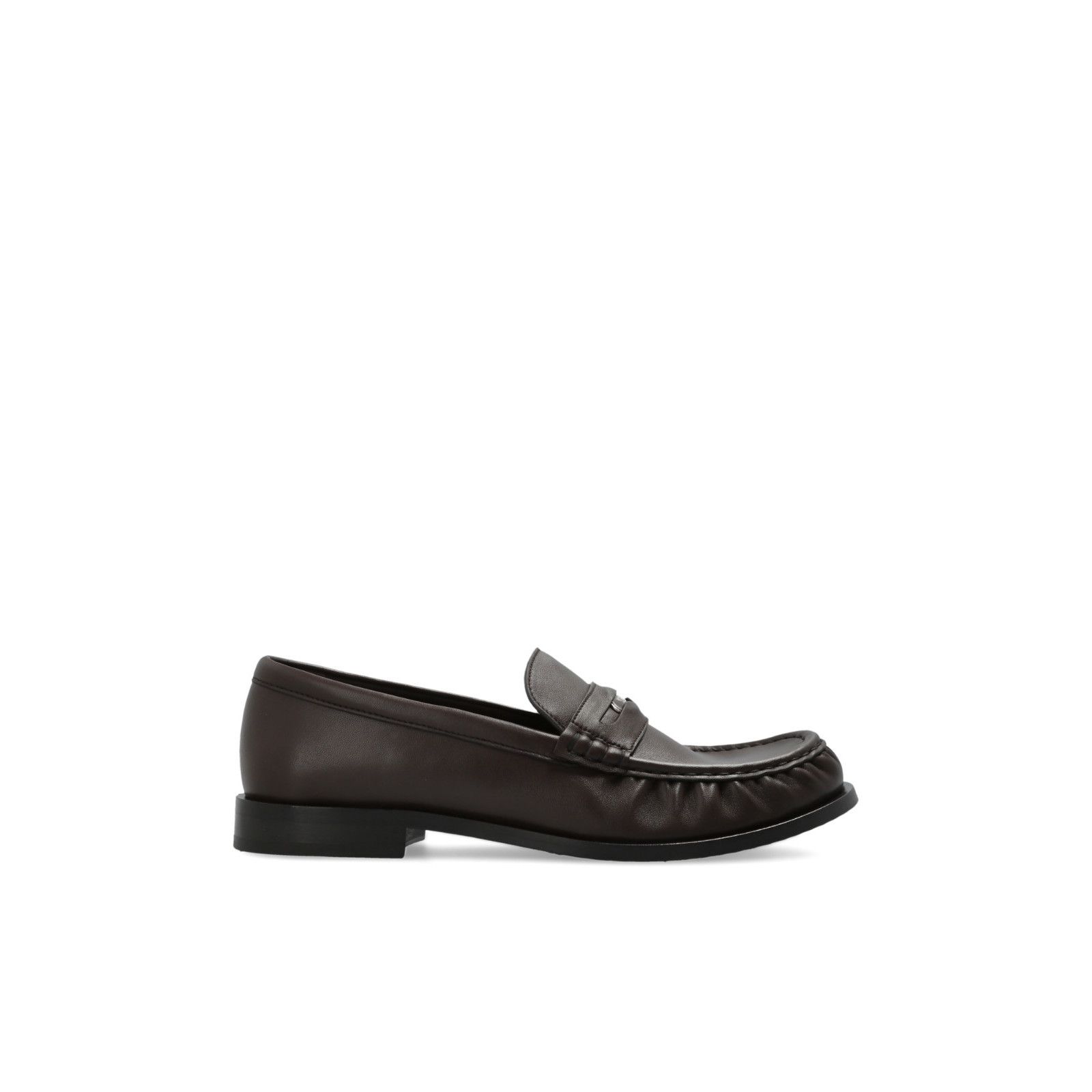 Burberry BURBERRY Brown Leather Loafers Authentic (Men's size:12;) Size US 12 / EU 45 - 1 Thumbnail