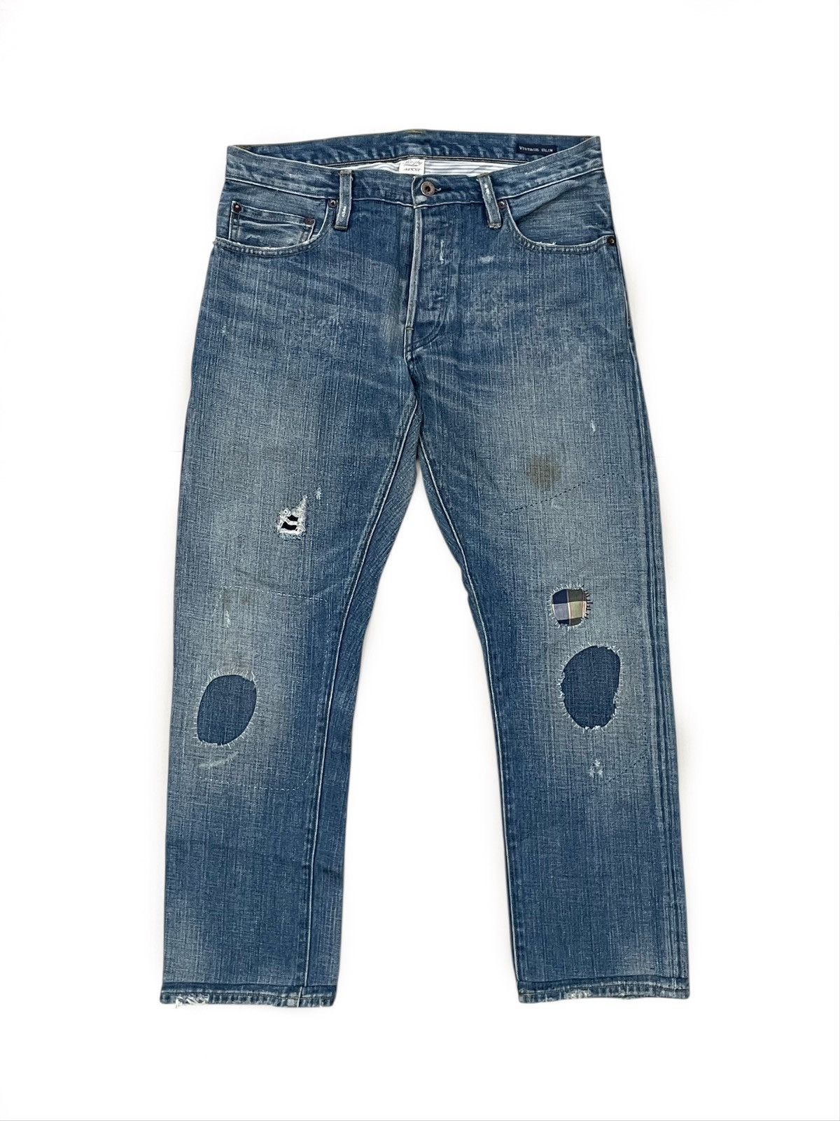 Vintage Vintage Repaired Jeans Ralph Lauren Denim Size US 32 / EU 48 - 1 Thumbnail