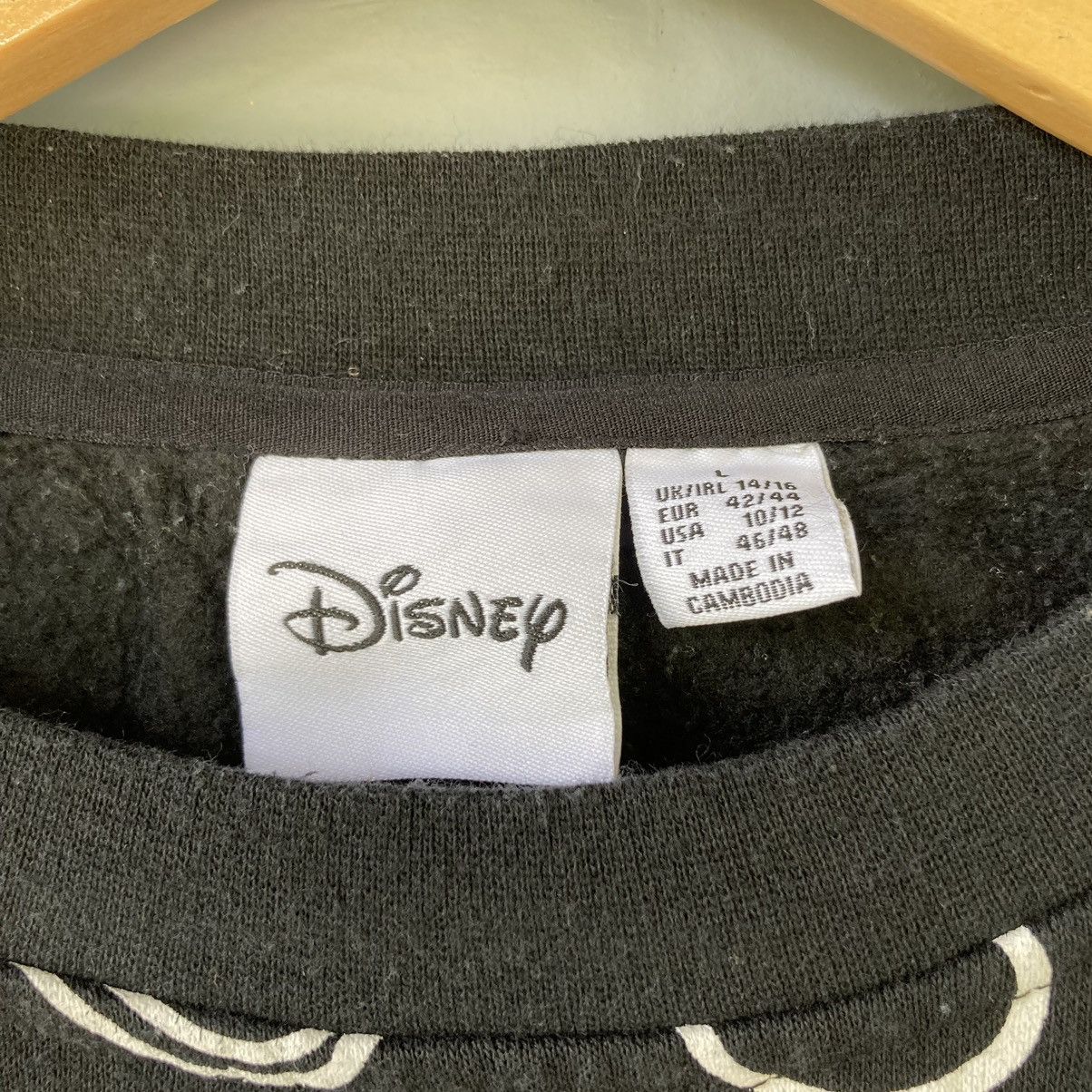 Disney Y2K Disney Black Sweatshirt Size L / US 10 / IT 46 - 4 Thumbnail