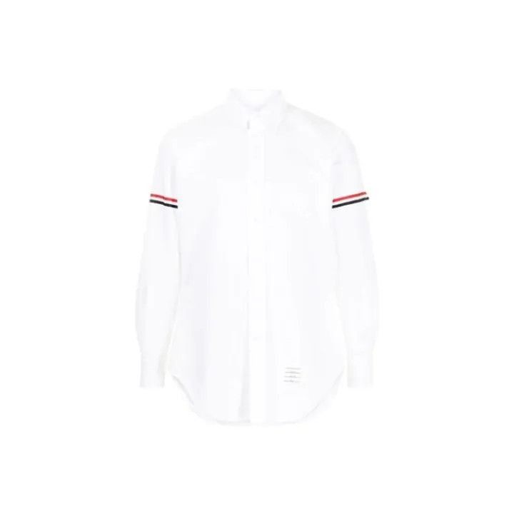 Thom Browne Classic Long Sleeve Shirt with Stripes -2507