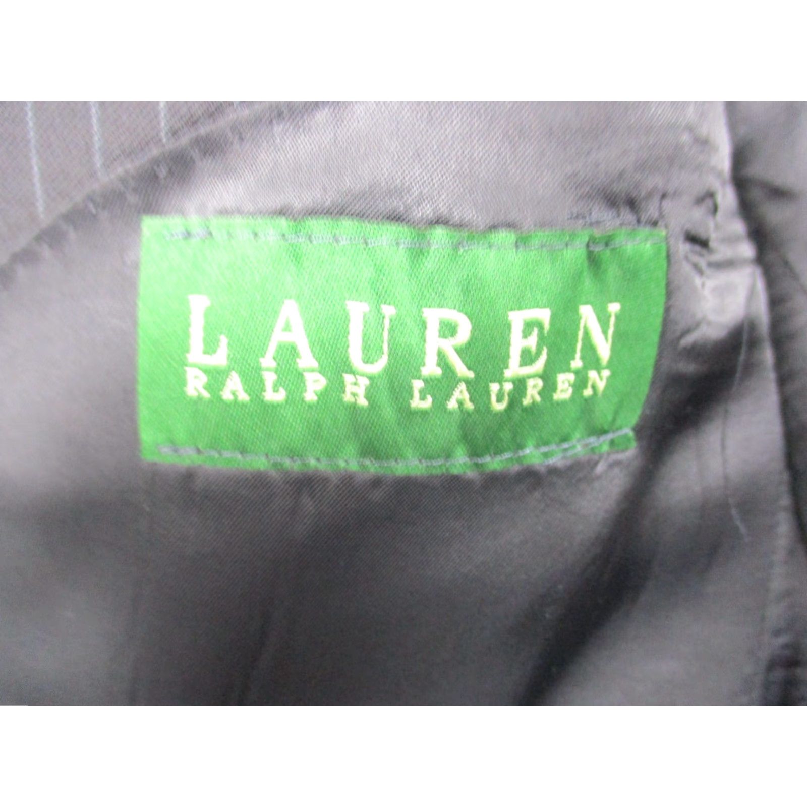 Ralph Lauren Lauren Ralph Lauren Blazer Men 46L Gray Pinstripe Wool Sport Coat Jacket Size 46R - 2 Thumbnail