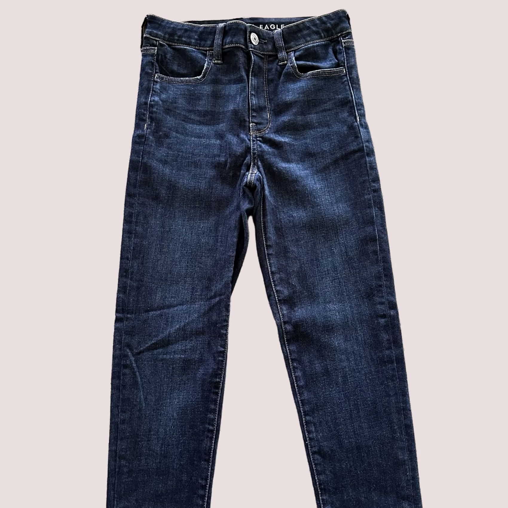 American Eagle Outfitters American Eagle Outfitters Jeans Shirt Womens 6 Regular High Rise Jegging 28x30 Blue Denim 5-Pocket Stretch Size 28" / US 6 / IT 42 - 1 Thumbnail
