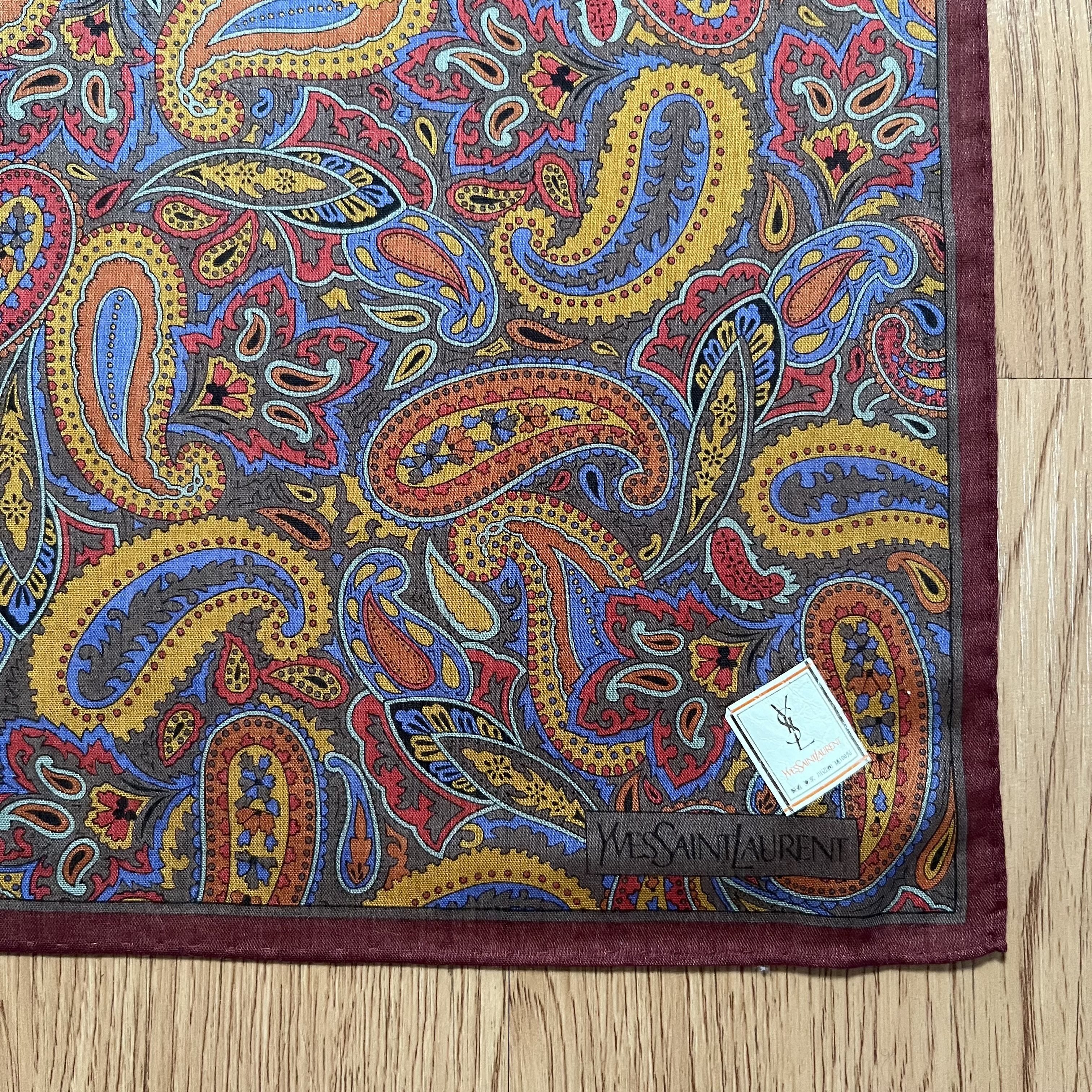 Yves Saint Laurent Vintage Yves Saint Laurent Handkerchief Size ONE SIZE - 2 Thumbnail