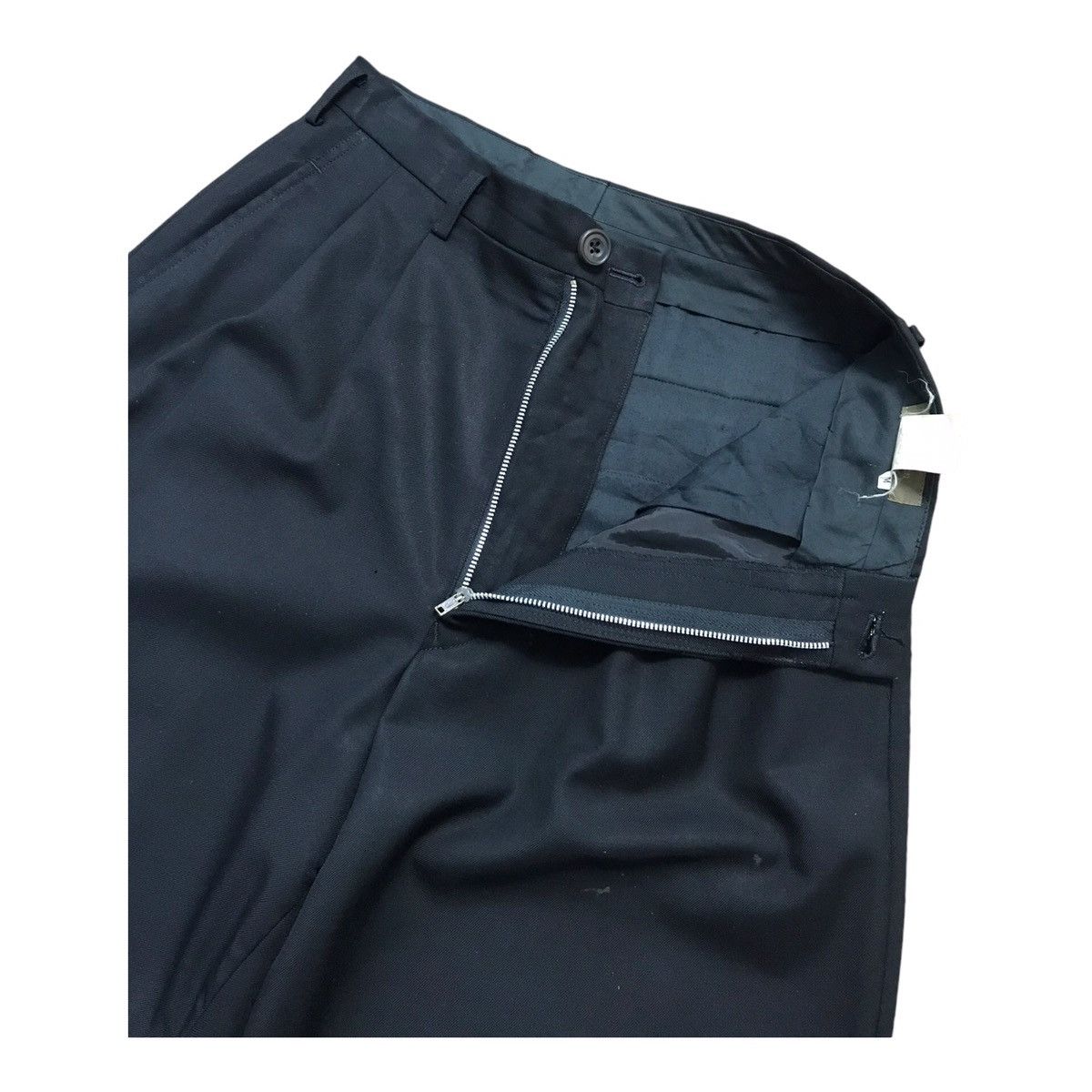 Y's for Men × Yohji Yamamoto Vintage Yohji Yamamoto Ys For Men Black Baggy Pant Size US 28 / EU 44 - 4 Thumbnail
