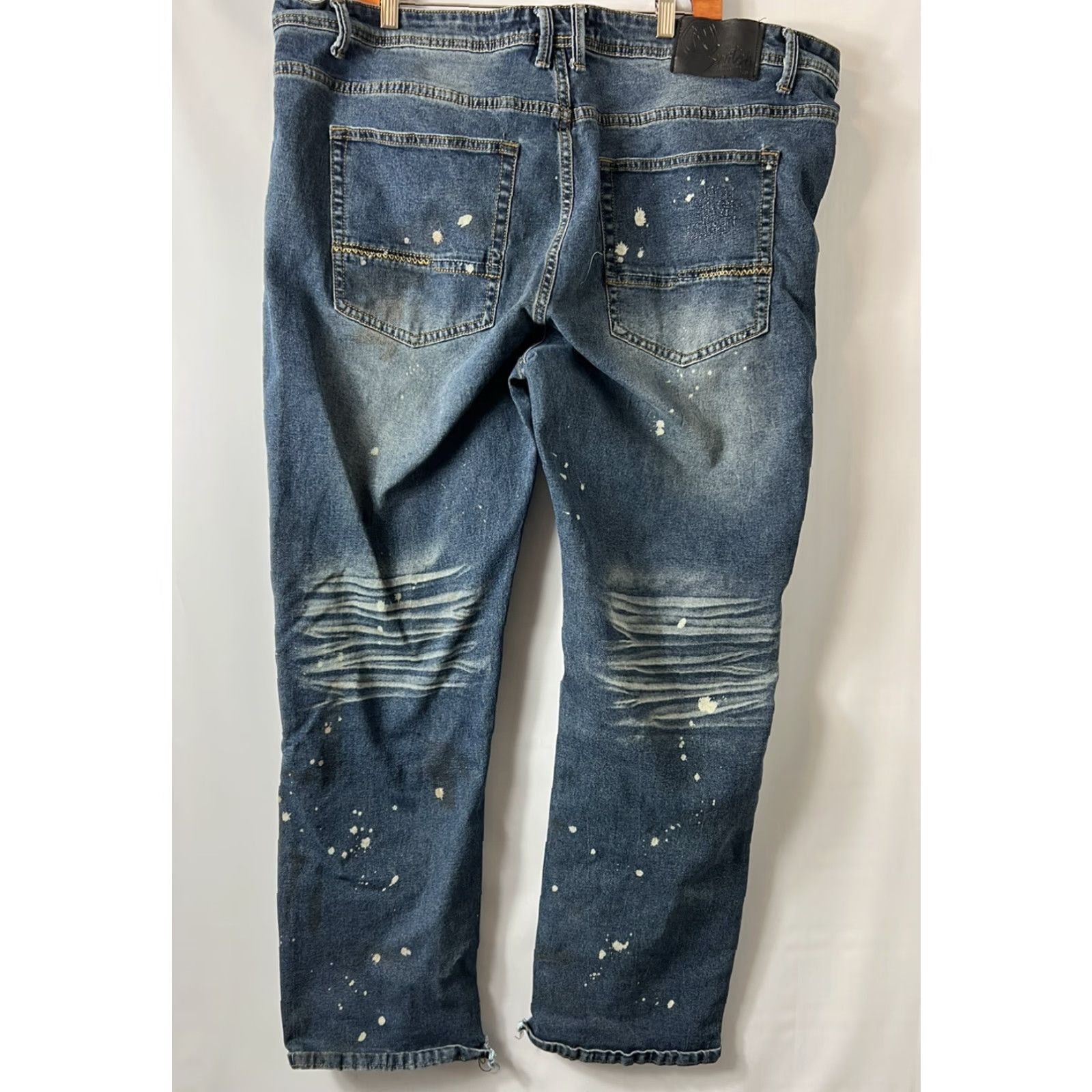 Vintage VINTAGE Switch Jeans Mens Slim Straight 44x32 Blue Jeans Mens Size US 44 / EU 60 - 6 Thumbnail