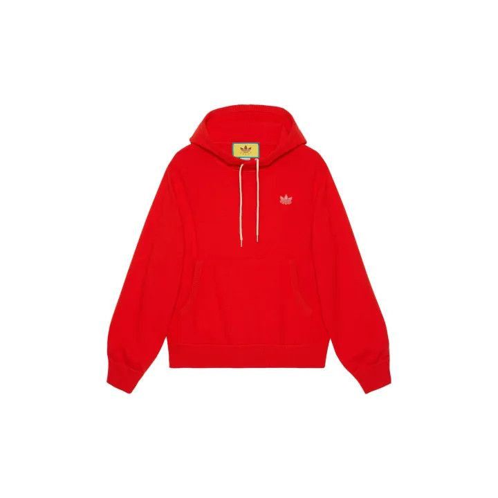 Gucci Gucci Gucci x Adidas Red Hooded Sweatshirt -2506 Size US S / EU 44-46 / 1 - 2 Thumbnail