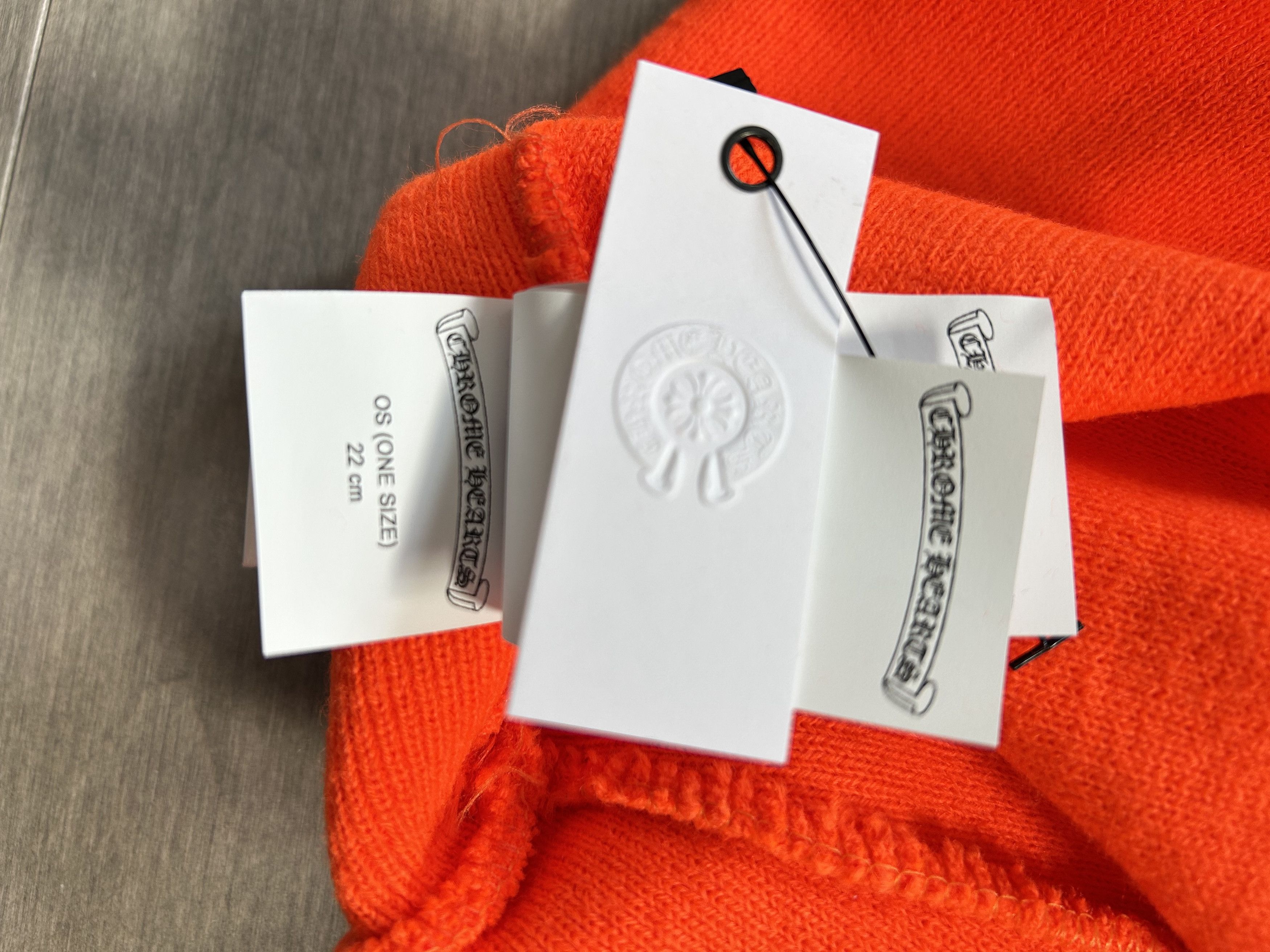 Chrome Hearts Chrome Hearts CH Logo Beanie Orange Size ONE SIZE - 5 Thumbnail