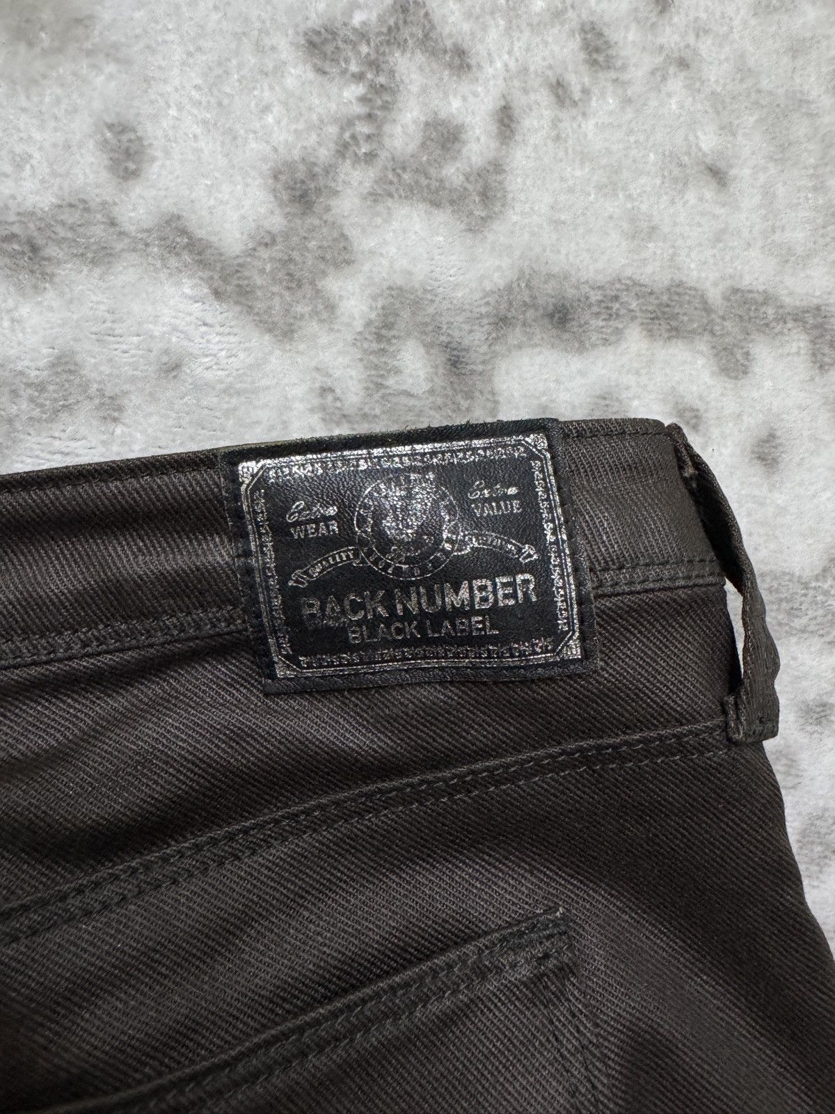 Hysteric Glamour Vintage BACK NUMBER Waxed Skinny Low-Rise Denim Jeans Size US 30 / EU 46 - 12 Thumbnail