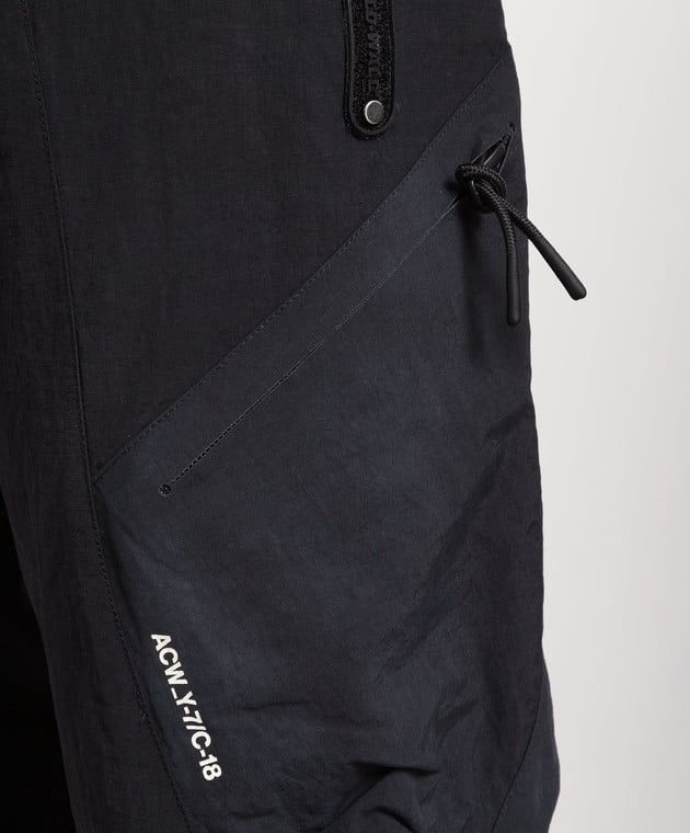 A-COLD-WALL* A-COLD-WALL* Black Polyamide Cargo Pants Size US 34 / EU 50 - 4 Thumbnail