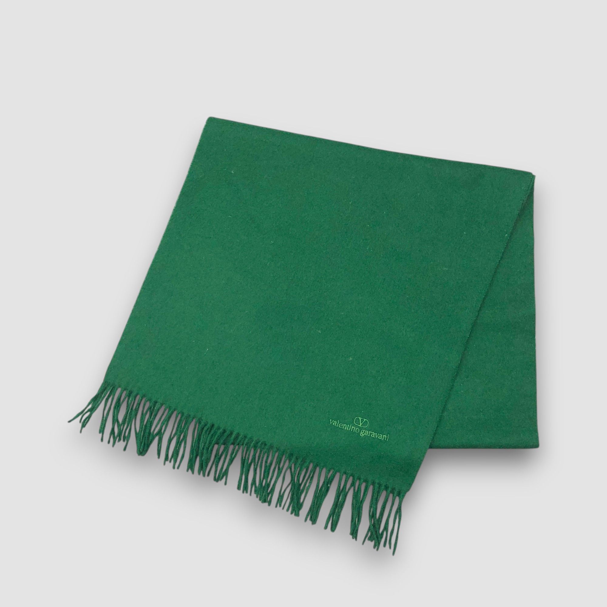 Japanese Brand Vintage Valentino Garavani Scarf Muffler Wool Winter Size ONE SIZE - 3 Thumbnail