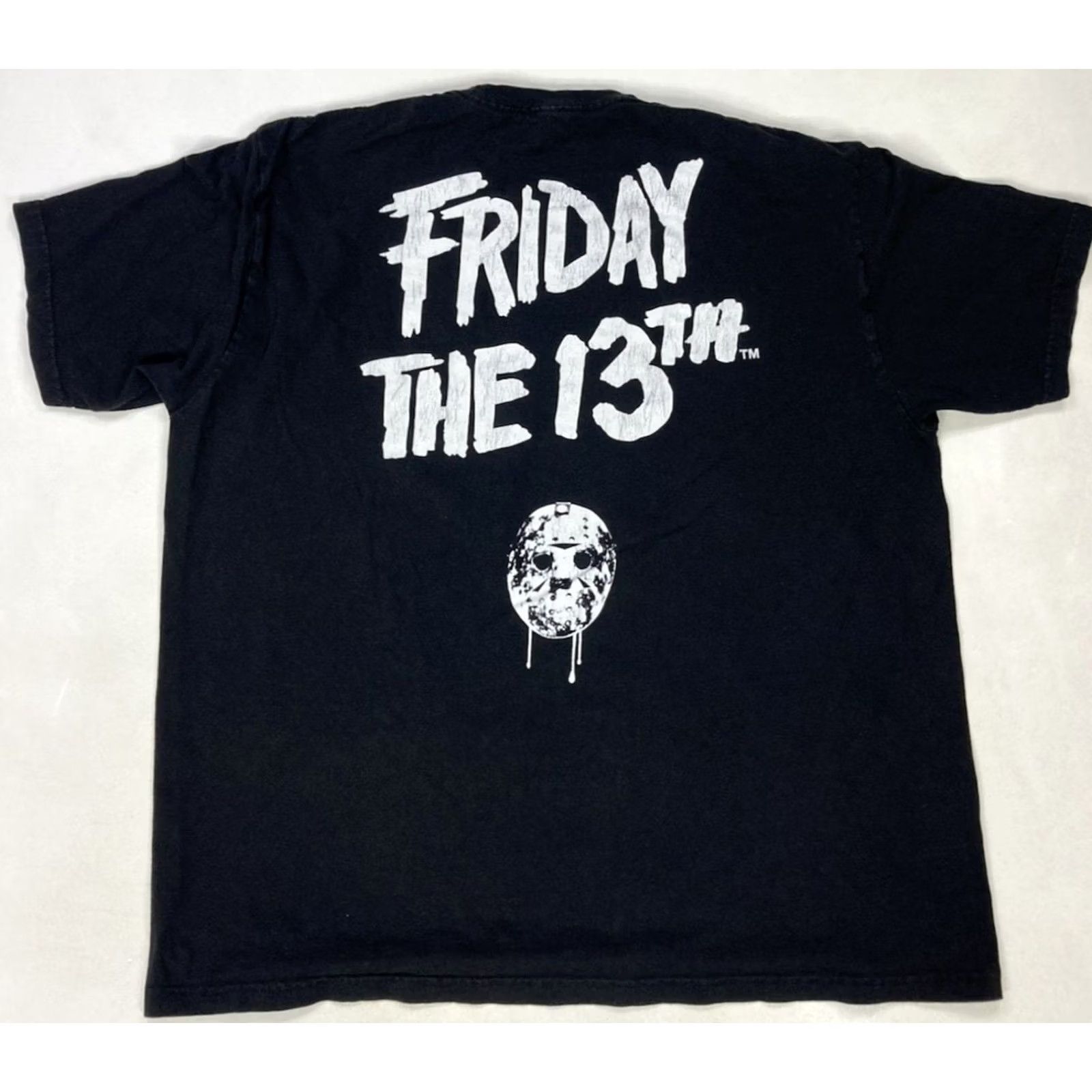 Vintage Friday The 13th T-Shirt Men XXL Black Graphic Print 2XL Halloween Horror Movie Logo Shirt Size US XXL / EU 58 / 5 - 3 Thumbnail