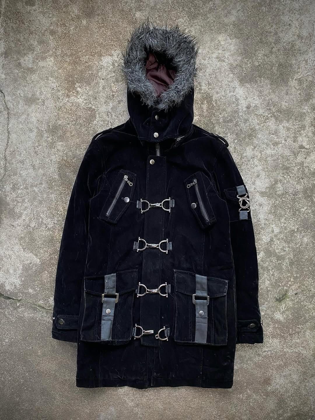 Le Grande Bleu (L.G.B.) Faux Fur Jacket Gothic Punk Japanese Styled Authentic Size US M / EU 48-50 / 2 - 1 Thumbnail