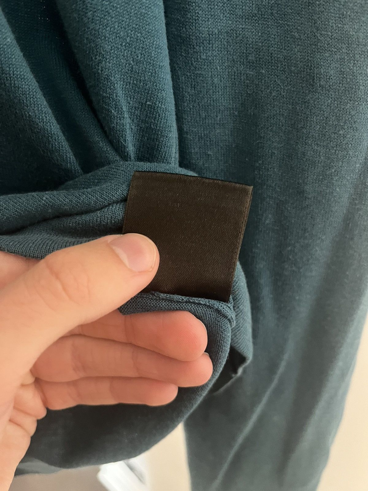 Loro Piana Loro Piana teal long sleeve polo size 48 : small / medium Size US M / EU 48-50 / 2 - 7 Thumbnail