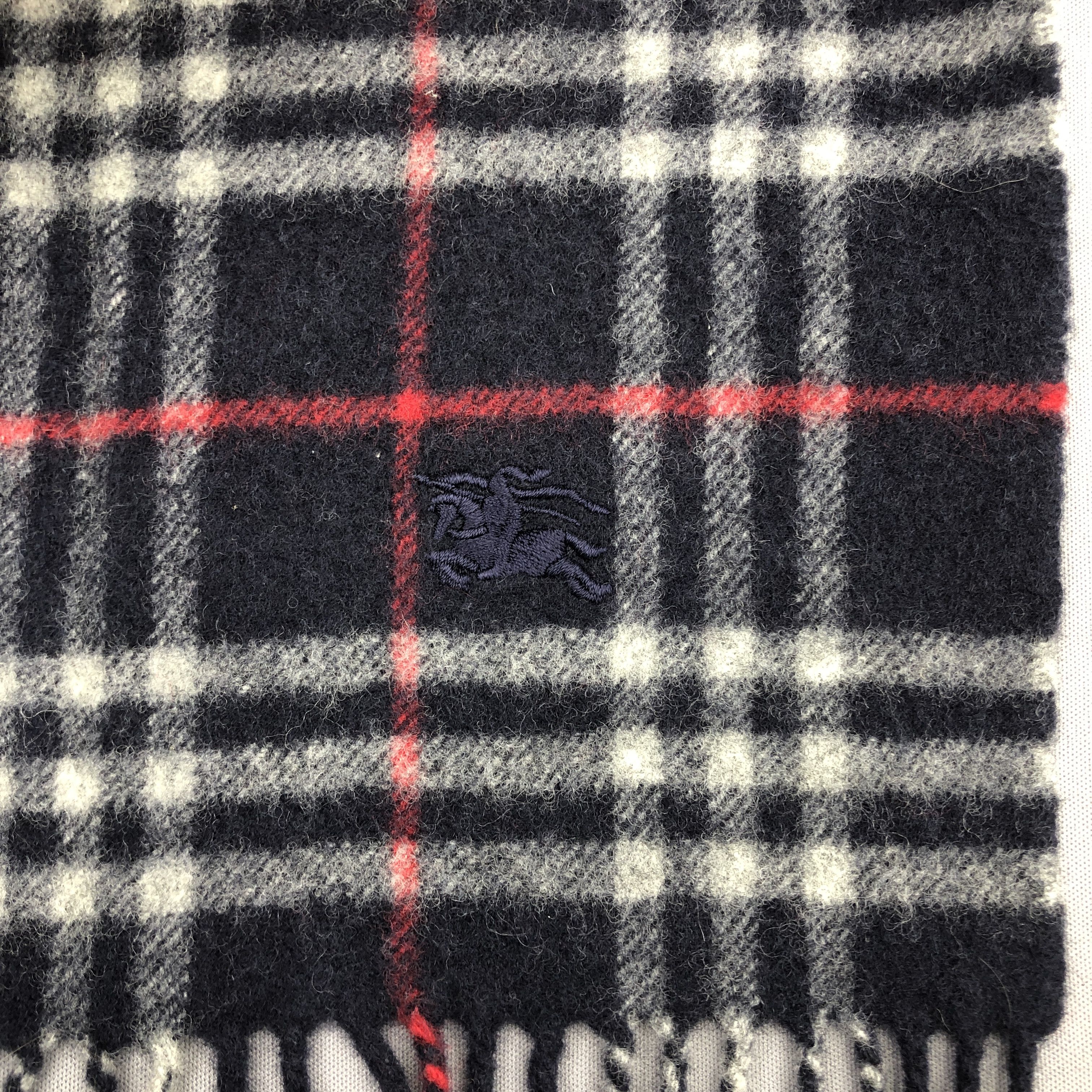Burberry Vintage Burberry Scarf Muffler Wool Nova Check Neck Scarves Size ONE SIZE - 6 Thumbnail