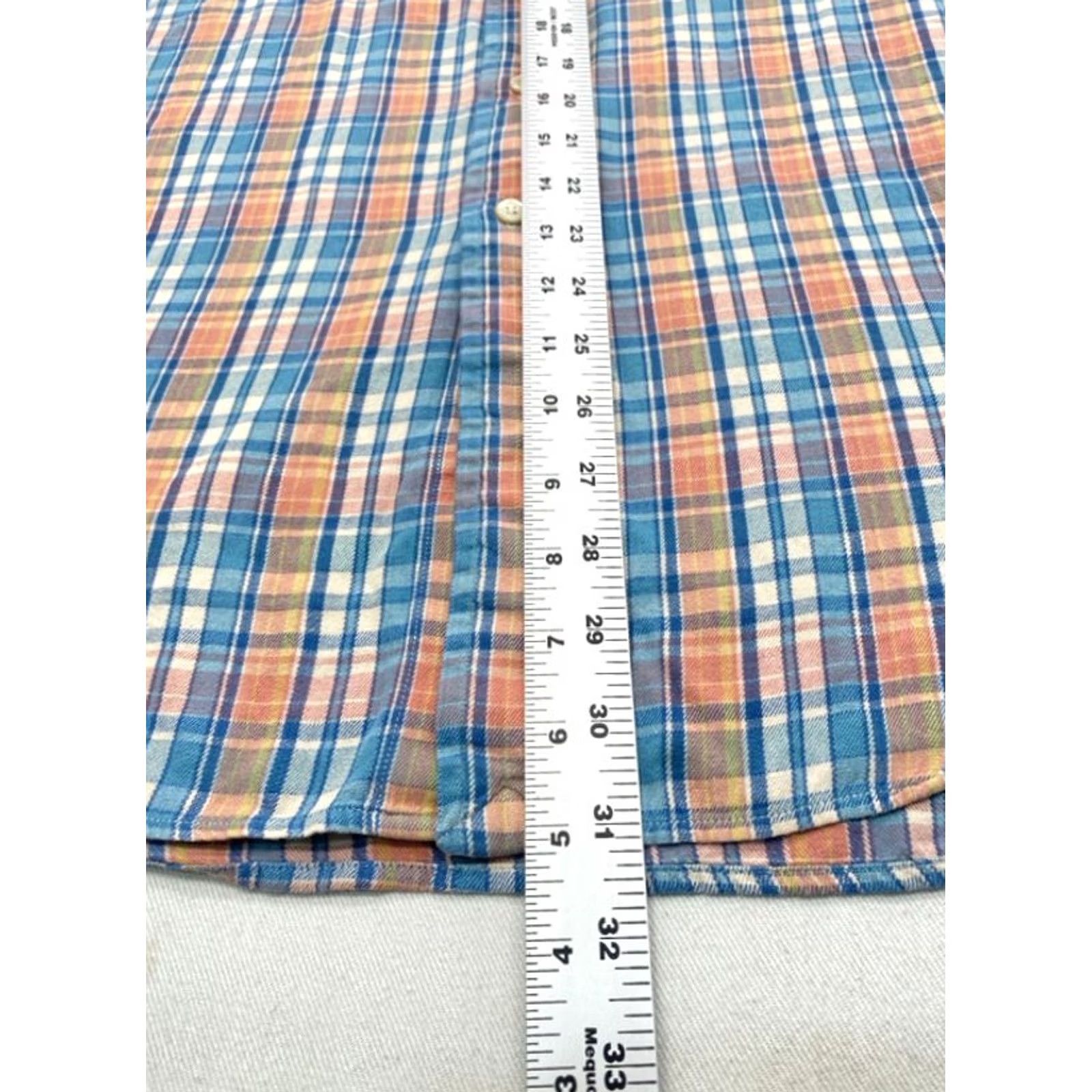 Ralph Lauren Ralph Lauren Blake Long Sleeve Button-Up Mens XL Plaid Shirt Cotton Multicolor 3609 Size US XL / EU 56 / 4 - 6 Thumbnail