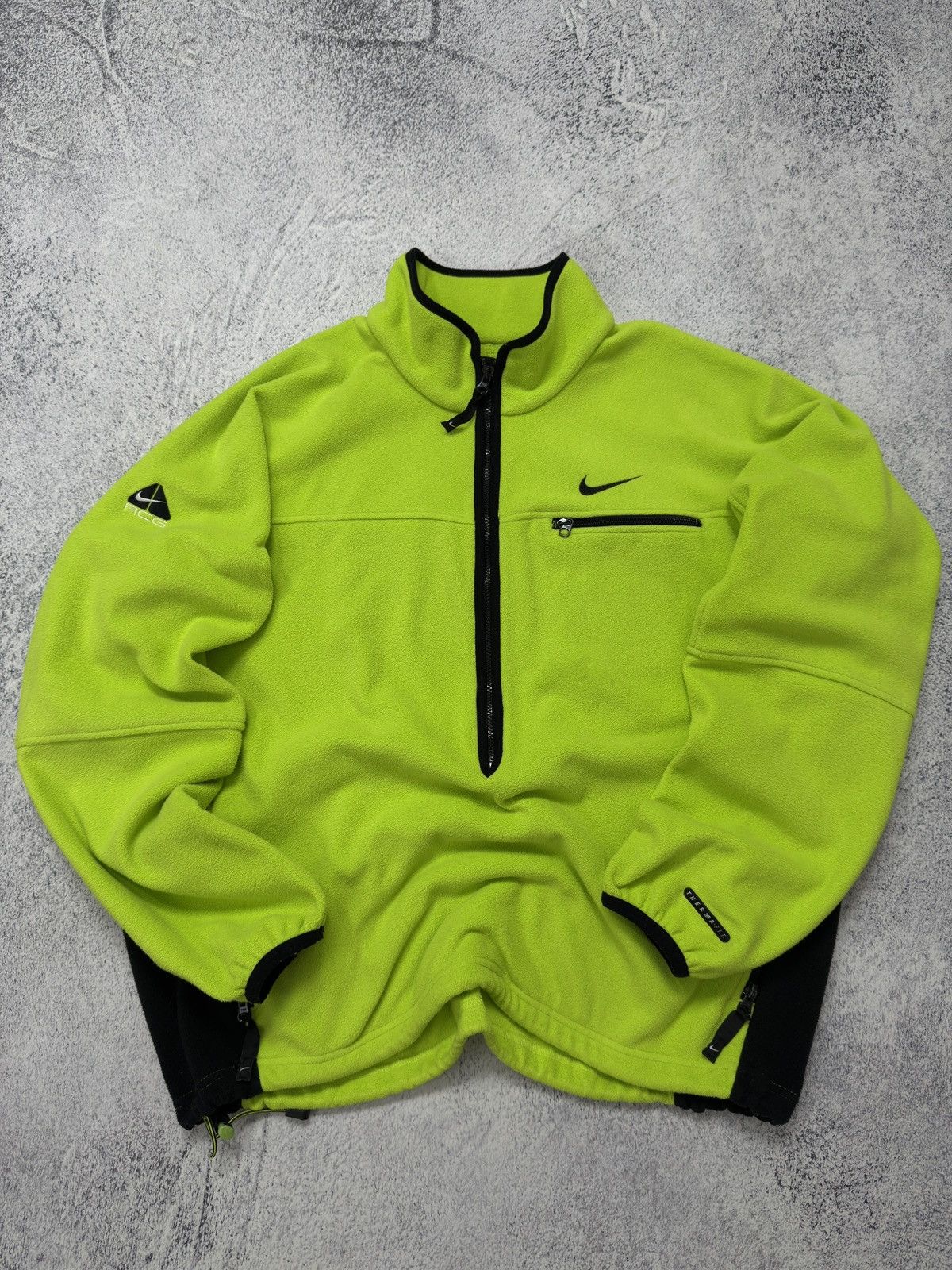 Nike ACG Vintage Nike ACG 1/2 Zip Fleece Polar Pocket Jacket 90s Size US XL / EU 56 / 4 - 4 Thumbnail
