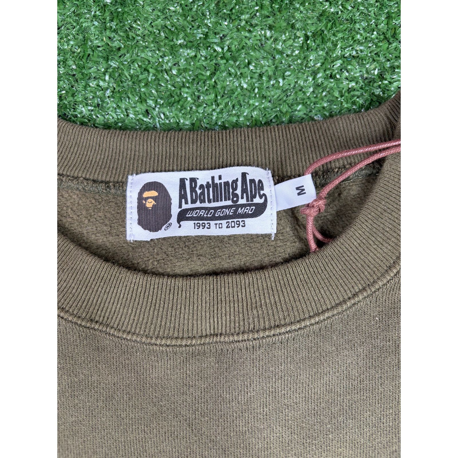 Bape BAPE Tiger HeavyWeight Olive Crewneck FW19 Size Medium Size US M / EU 48-50 / 2 - 5 Thumbnail