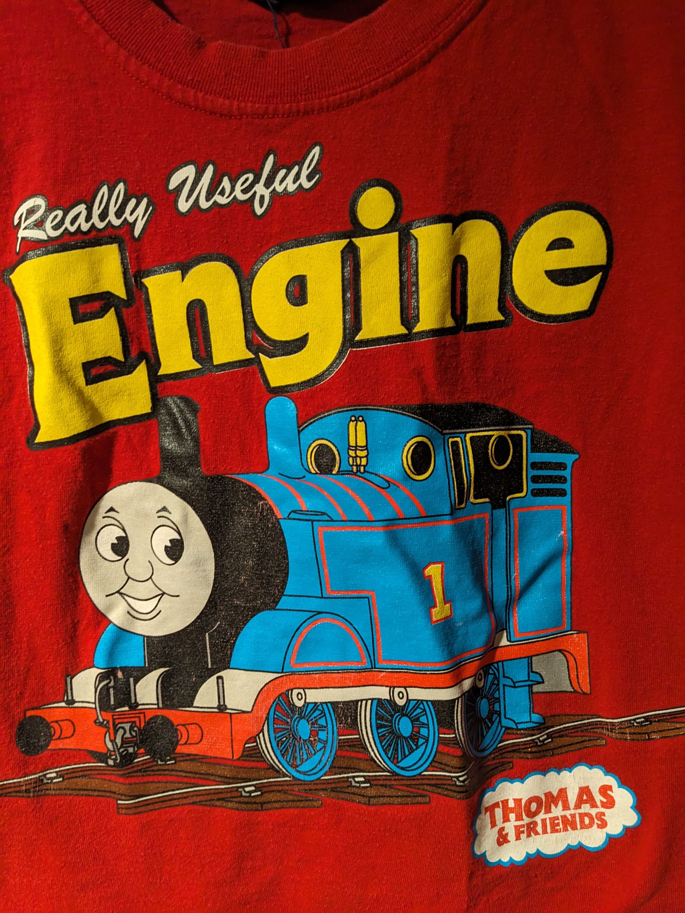 Cartoon Network × Vintage Vintage Y2K Thomas the Tank Engine Youth Large Long-Sleeve Size US L / EU 52-54 / 3 - 2 Thumbnail