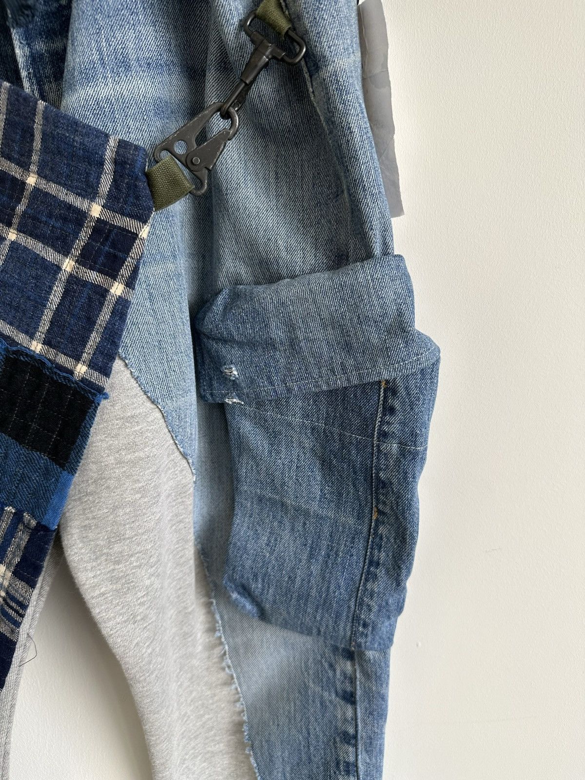 Greg Lauren Stitchwork Denim Wrap Jogger Pant Size 4 Size US 38 / EU 54 - 2 Thumbnail