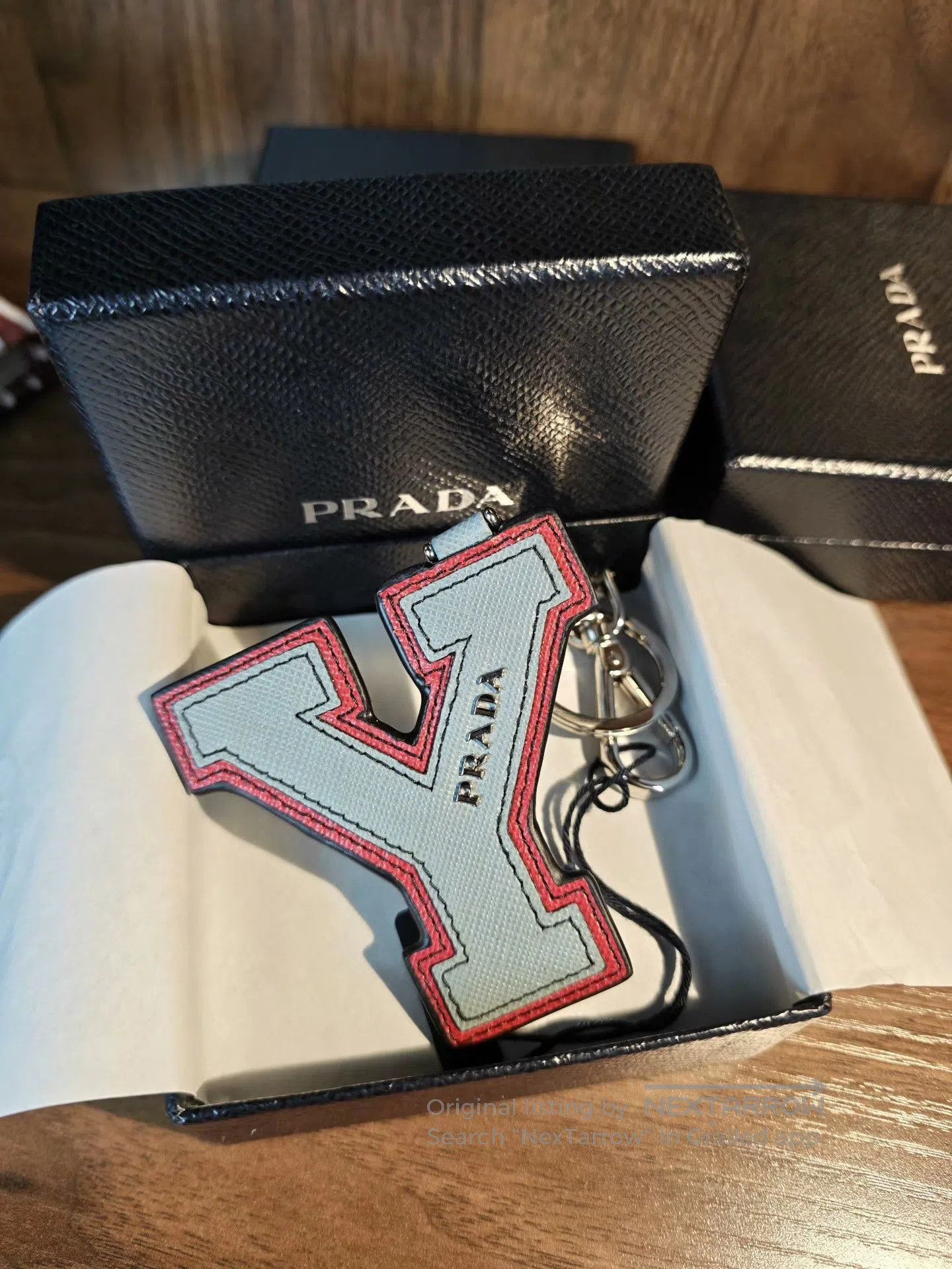 Prada Prada Letter H Keychain. Size ONE SIZE - 1 Thumbnail
