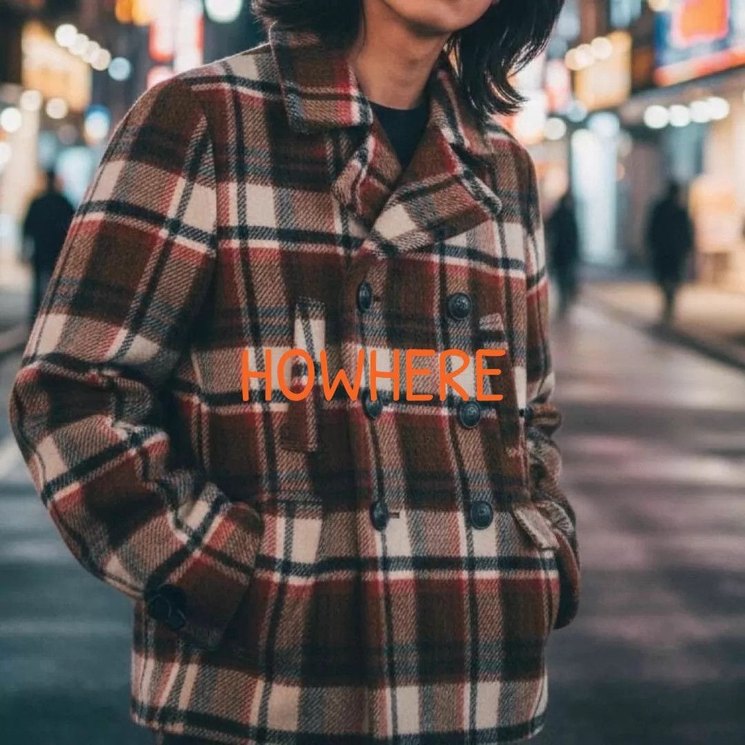 Bape BAPE CHECK Wool Double-Breasted Overcoat M New Size US M / EU 48-50 / 2 - 8 Thumbnail