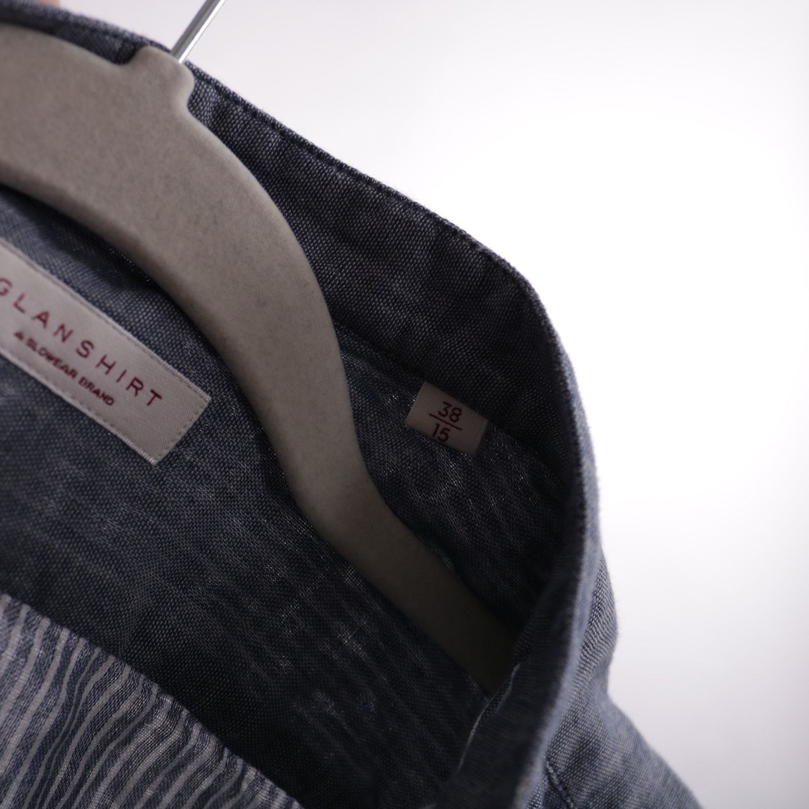 Glanshirt Glanshirt Cotton Grandad Mandarin Collar Shirt 38/15 Size US S / EU 44-46 / 1 - 5 Thumbnail