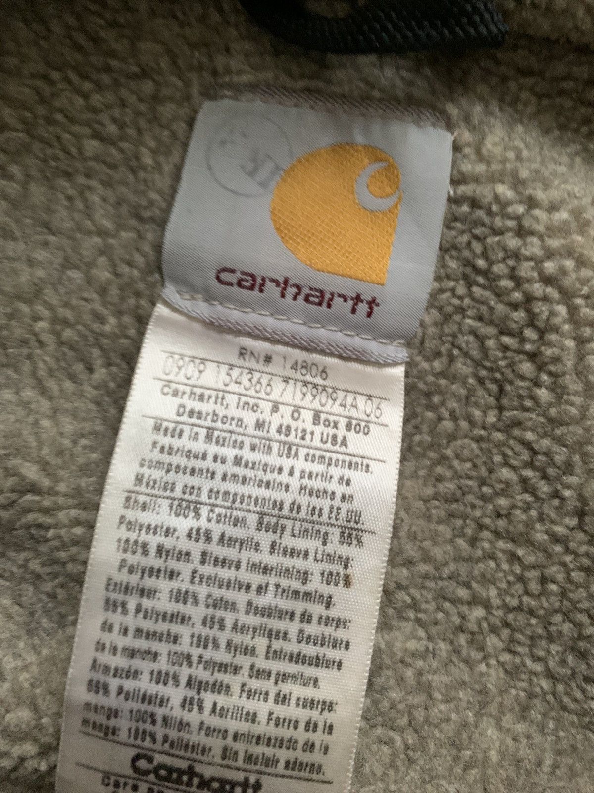 Carhartt Distressed Vintage Carhart Fleece-lined jacked Size US XL / EU 56 / 4 - 3 Thumbnail