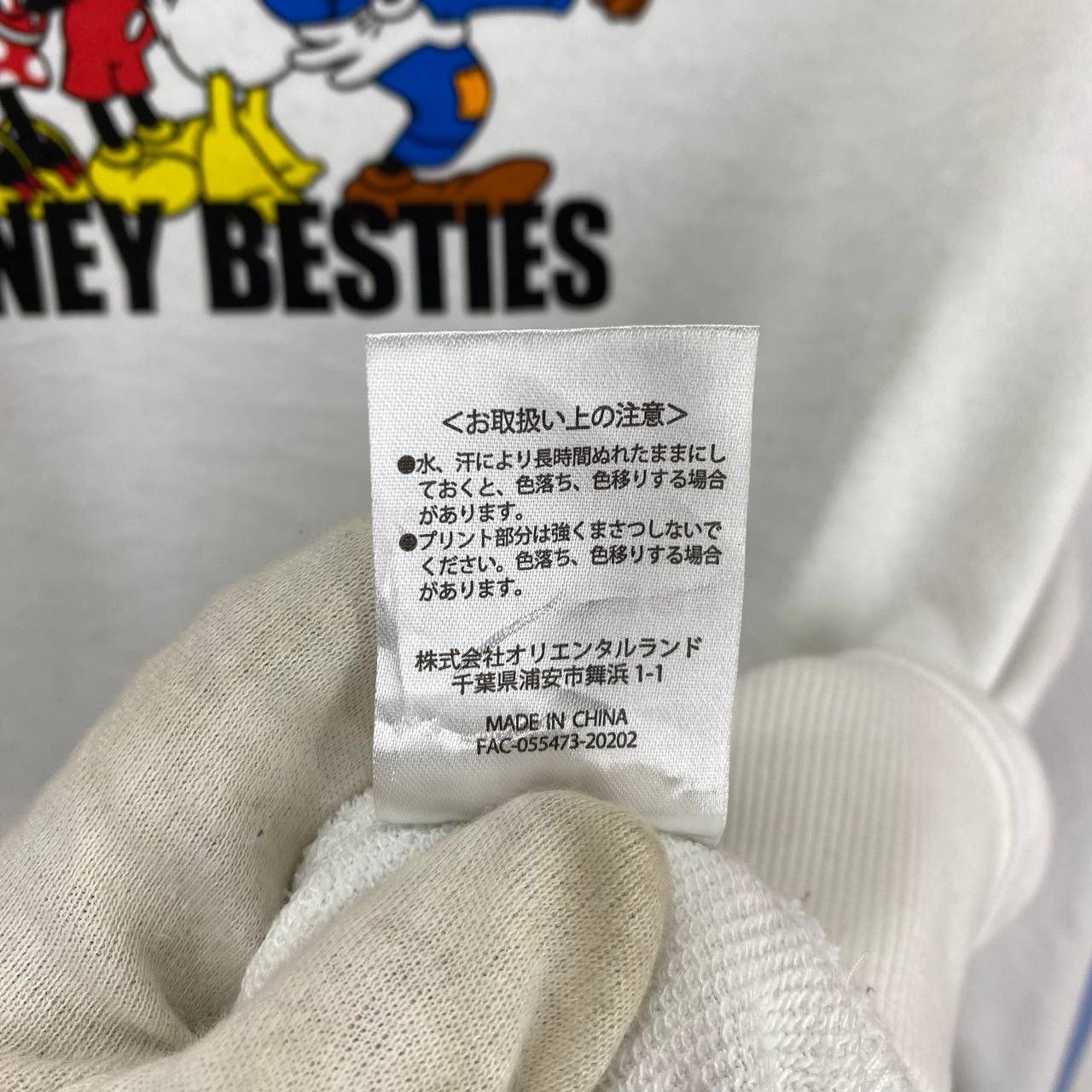 Disney Vintage TOKYO DISNEY RESORT Hoodie Pullover #2196/21 Size US XL / EU 56 / 4 - 7 Thumbnail