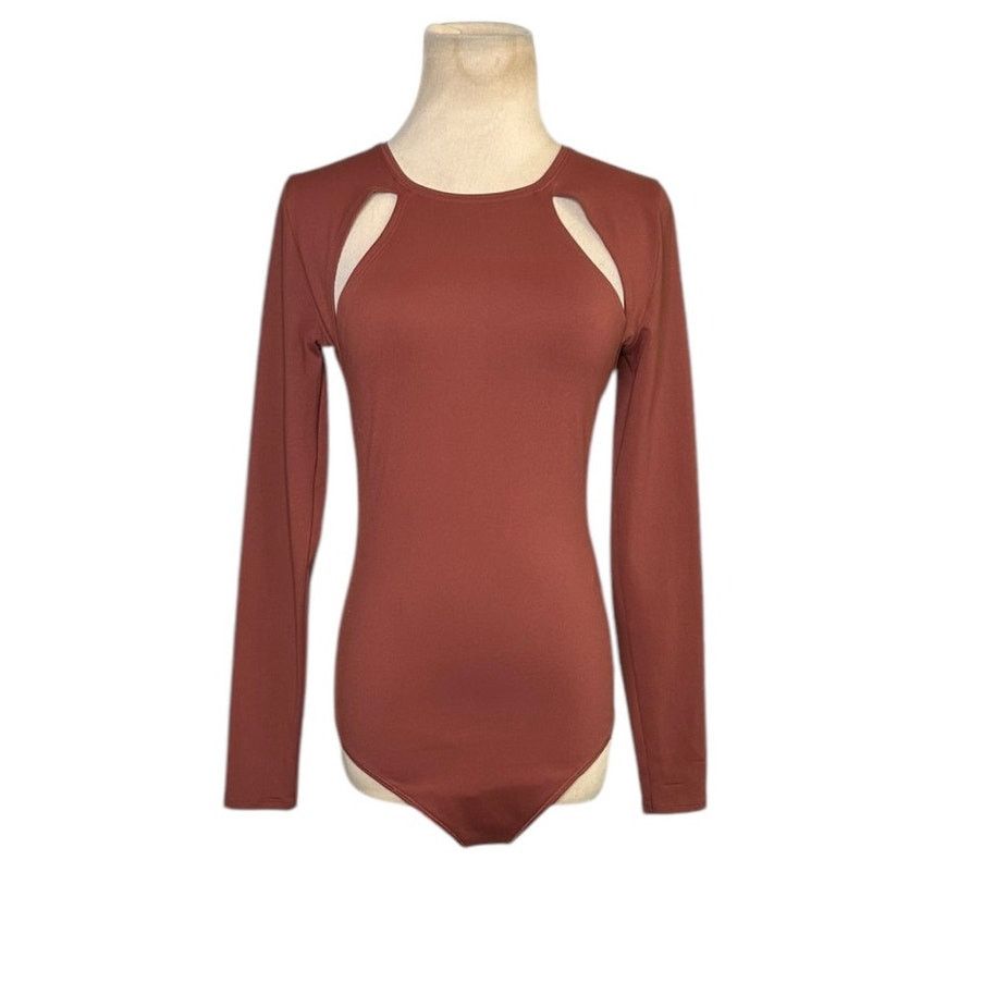 Abercrombie & Fitch Abercrombie & Fitch Brown Cutout Bodysuit size Small Size S / US 4 / IT 40 - 8 Thumbnail