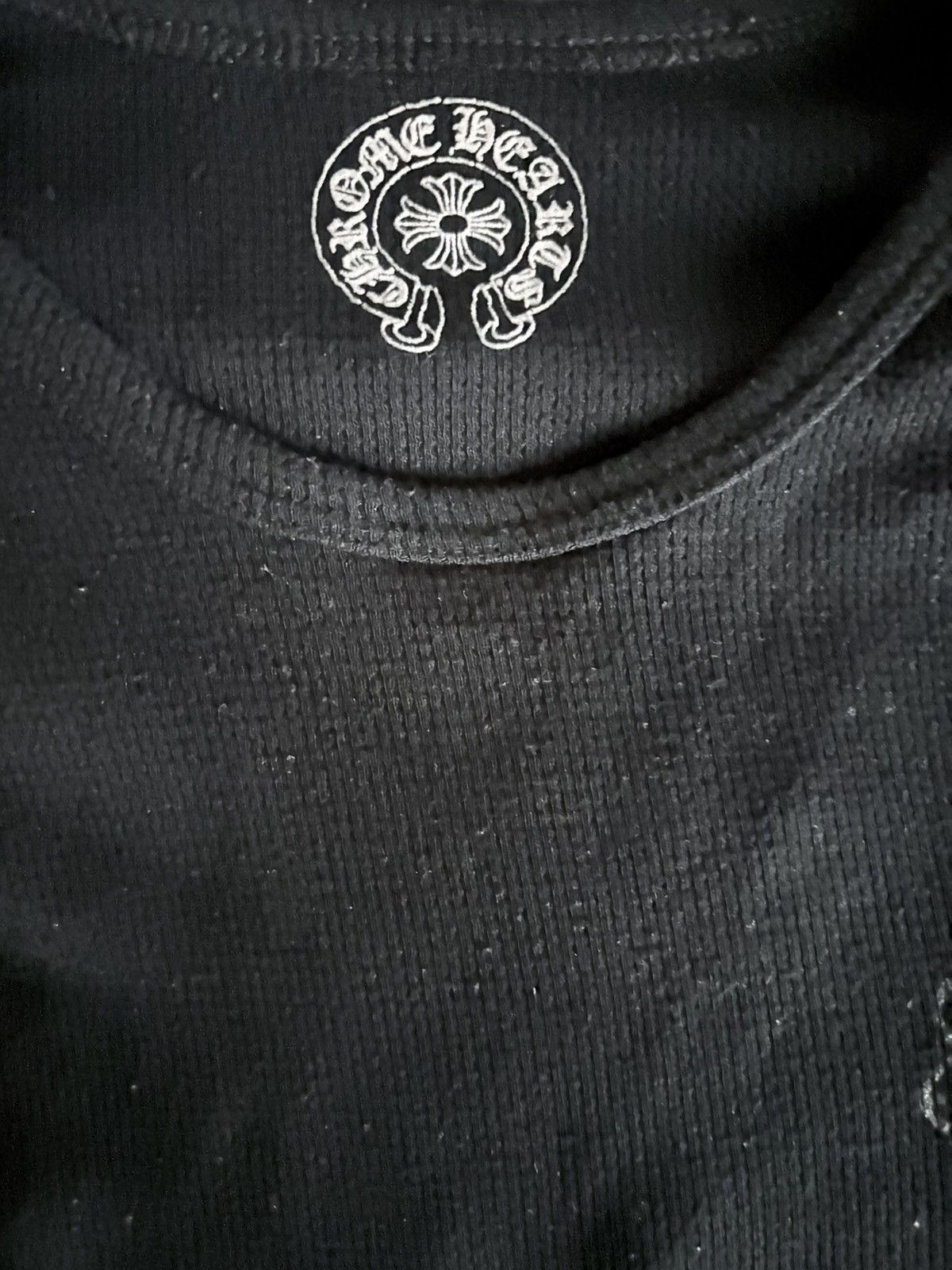 Chrome Hearts Chrome Hearts Tonal Plus Logo Thermal Longsleeve Tshirt Size US XS / EU 42 / 0 - 4 Thumbnail