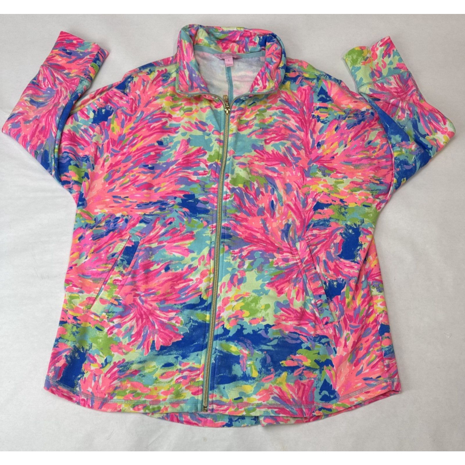 Lilly Pulitzer Lilly Pulitzer Dee Dee Swing Jacket 24199 Palm Beach Small Size S / US 4 / IT 40 - 1 Thumbnail
