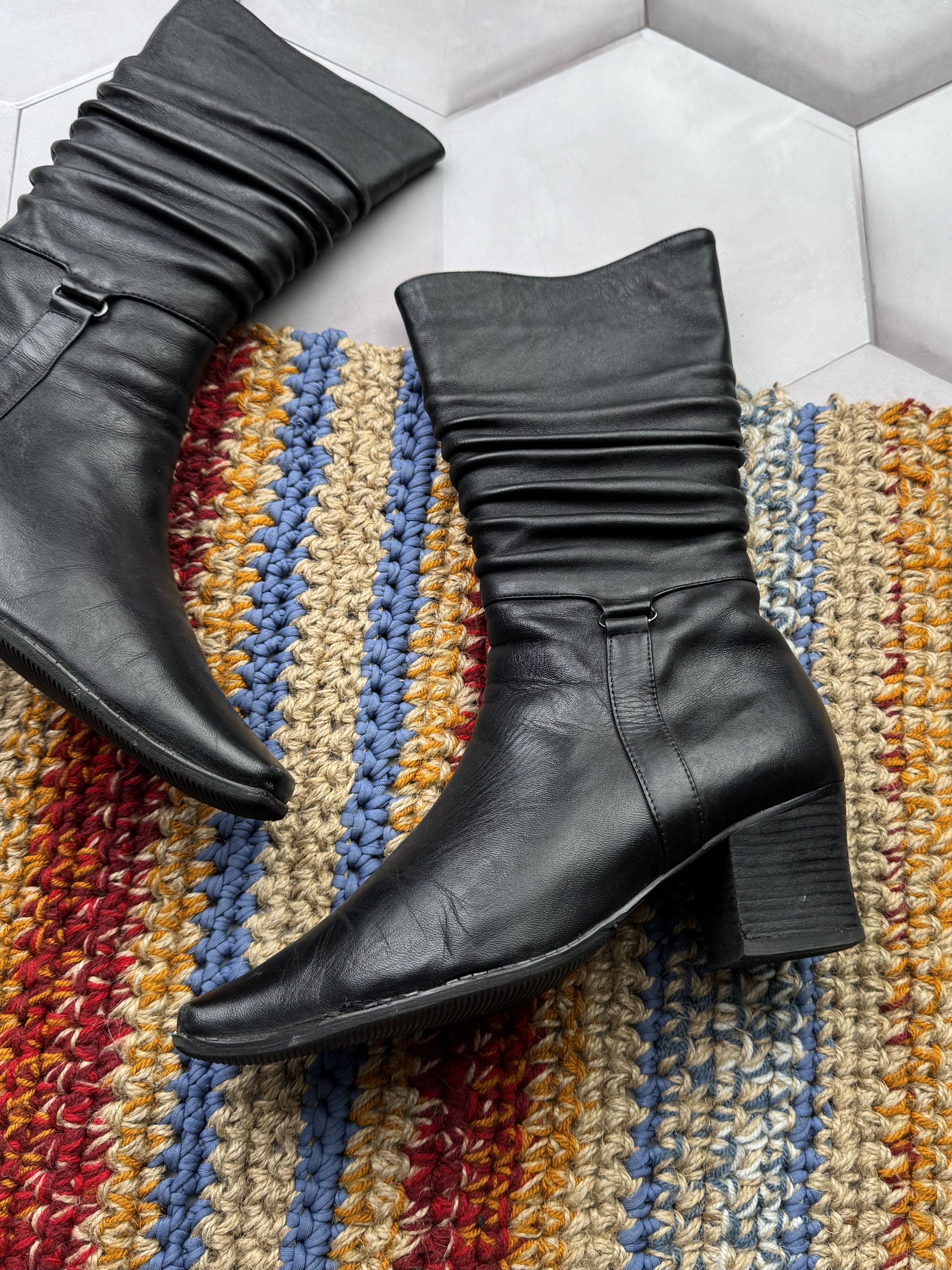 Japanese Brand Vintage Leather Boots Size US 7 / IT 37 - 3 Thumbnail
